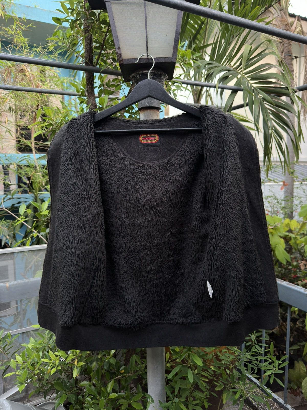 Hysteric Glamour Hysteric Glamour “God Speed Rat/Art” Poem Fur Zip-Up Hoodie Size US XS / EU 42 / 0 - 9 Thumbnail