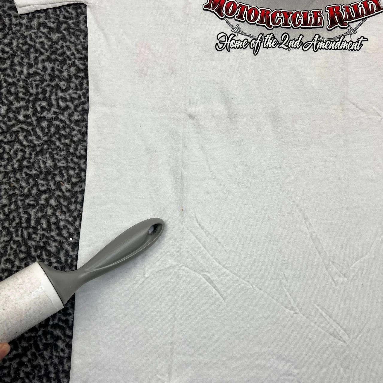 Gildan Vintage Reno Motorcycle Rally Shirt Men Small White Gildan Size US S / EU 44-46 / 1 - 5 Thumbnail