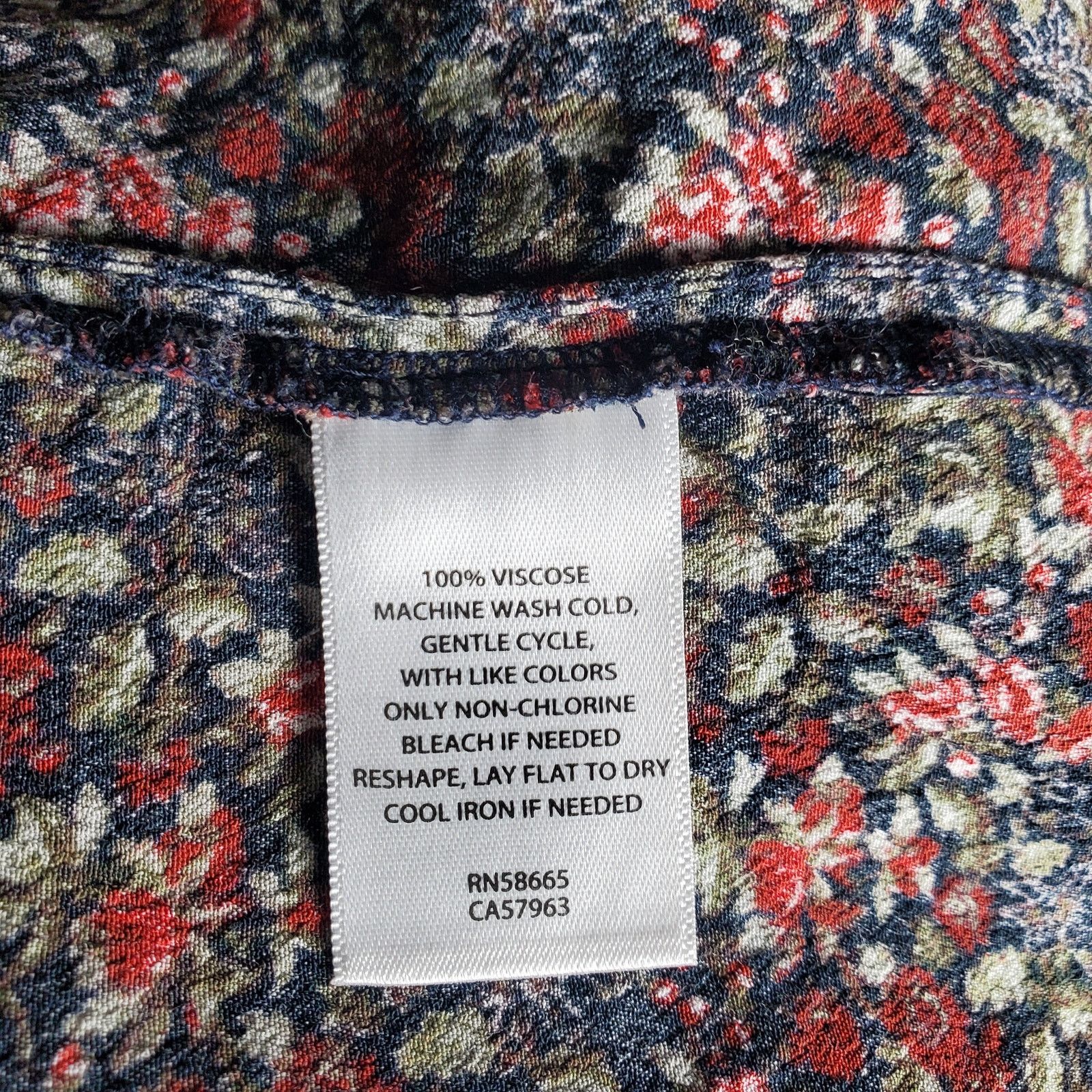 J.Crew Treasure & Bond Black Floral Blouse Medium Size M / US 6-8 / IT 42-44 - 8 Thumbnail