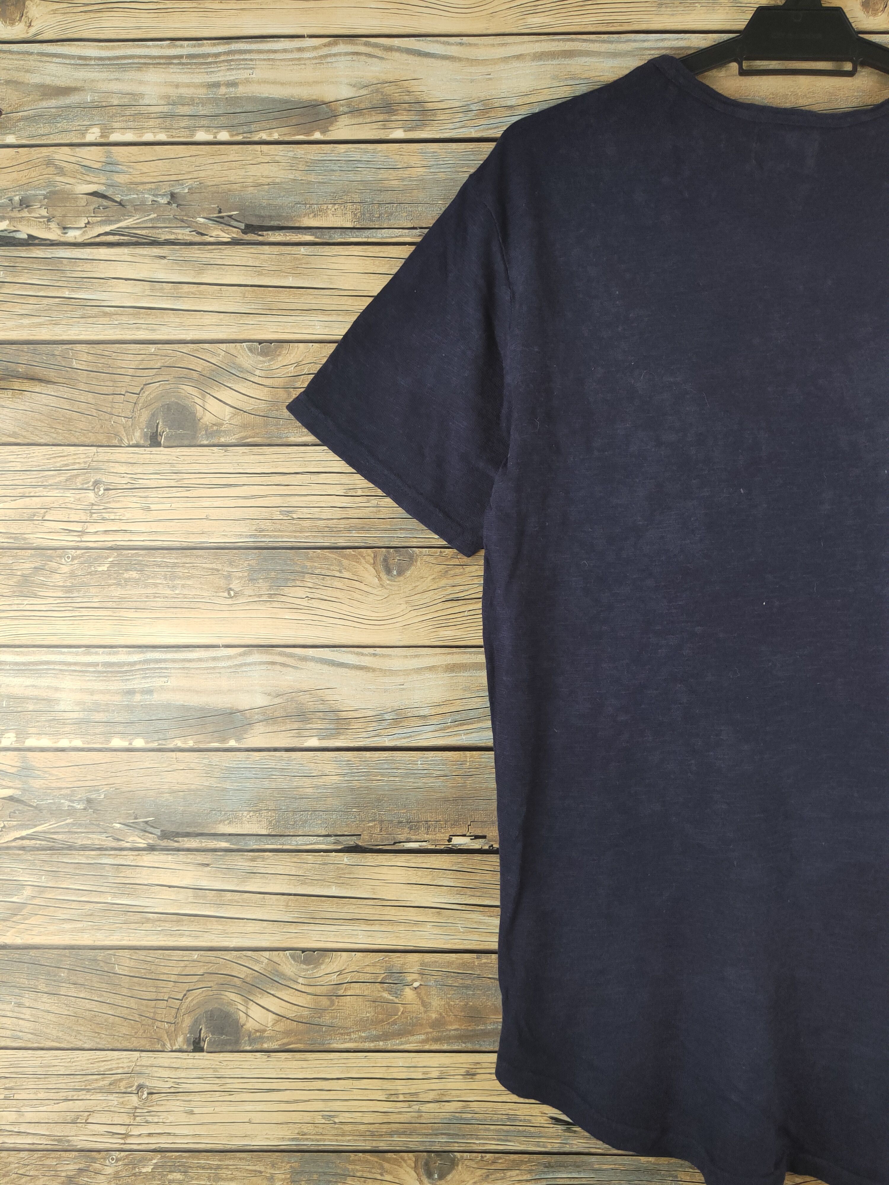 Japanese Brand DL PPFM Navy Short Sleeve T-shirt #2770 Size M / US 6-8 / IT 42-44 - 9 Thumbnail