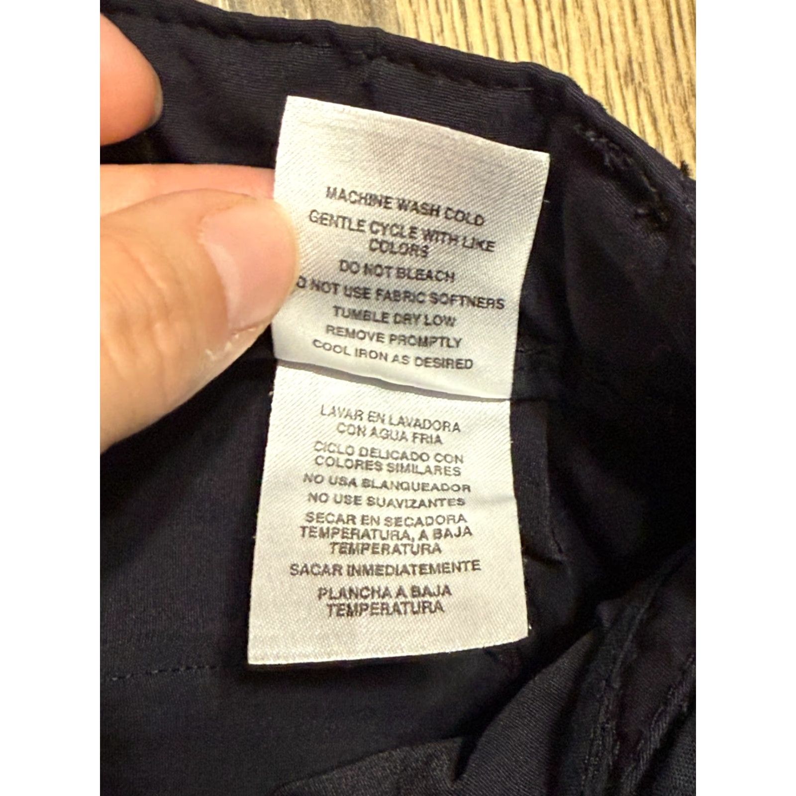 Vintage UnionBay Pants Mens 36x32 Black Classic Fit Straight UB Tech 38" Length Casual Pants Regular Inseam 32" (Vintage: No) Mens Size US 36 / EU 52 - 6 Thumbnail