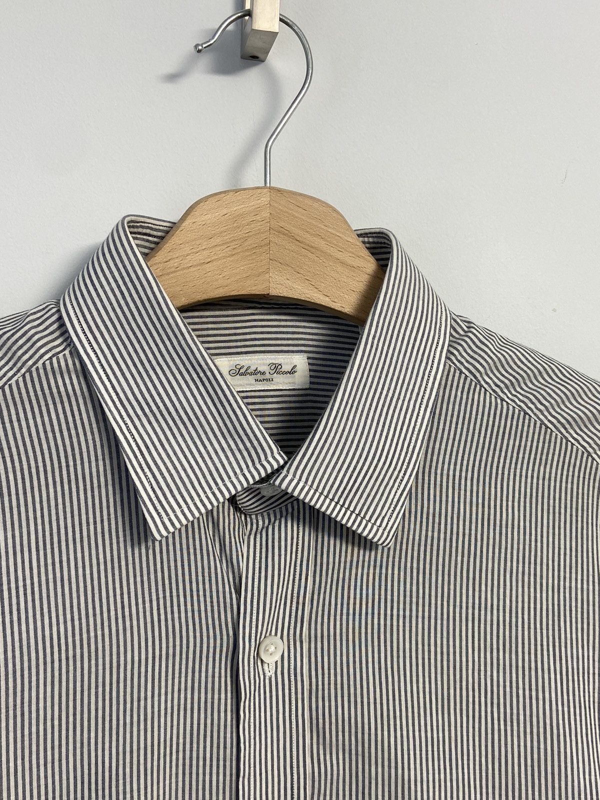 Salvatore Piccolo Salvatore Piccolo Shirt Button Up Long Sleeve Napoli Size US XL / EU 56 / 4 - 6 Thumbnail