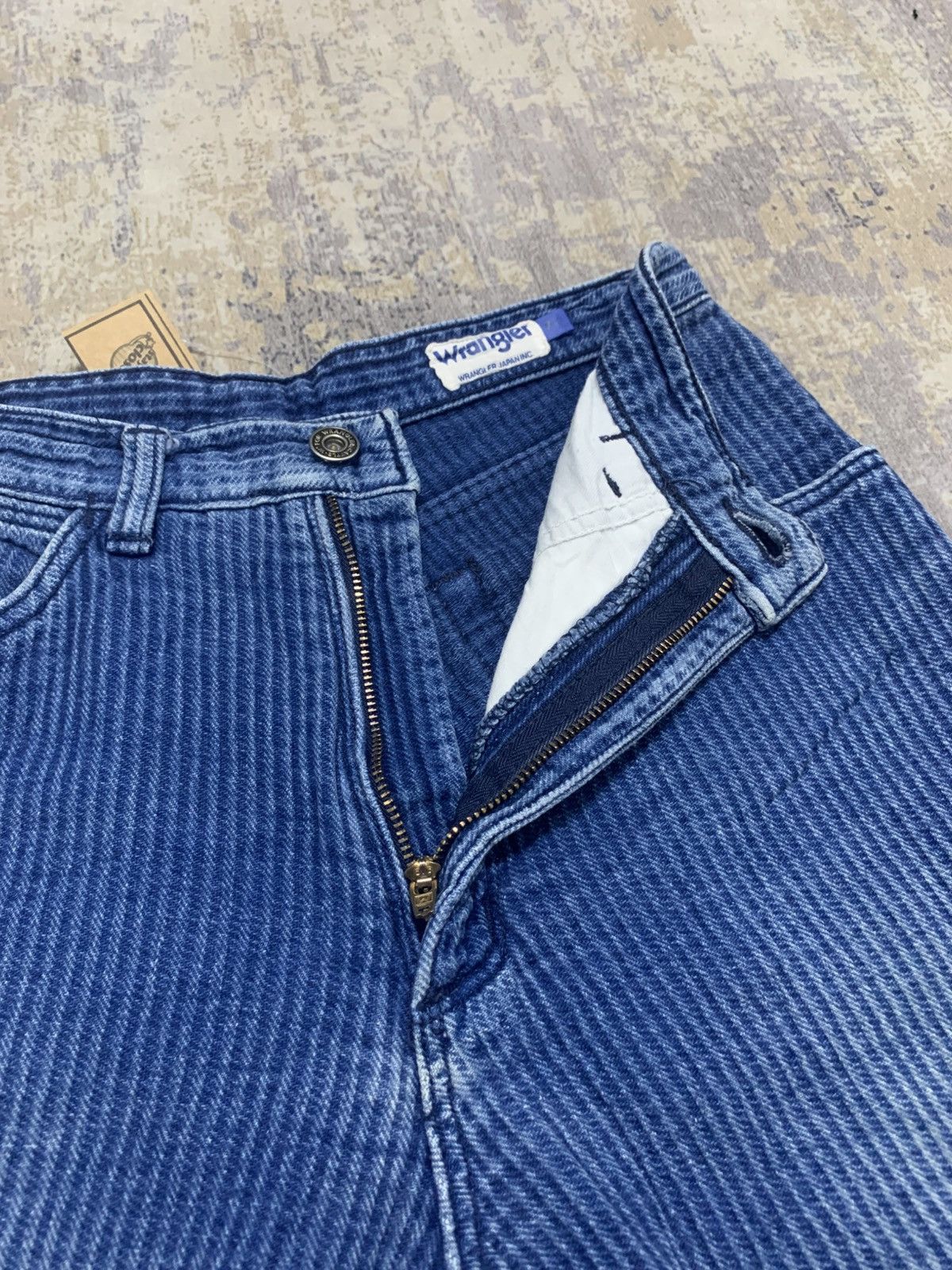 Vintage Wrangler Hickory Stripe Work Pants Vintage Streetwear Size US 27 - 5 Thumbnail