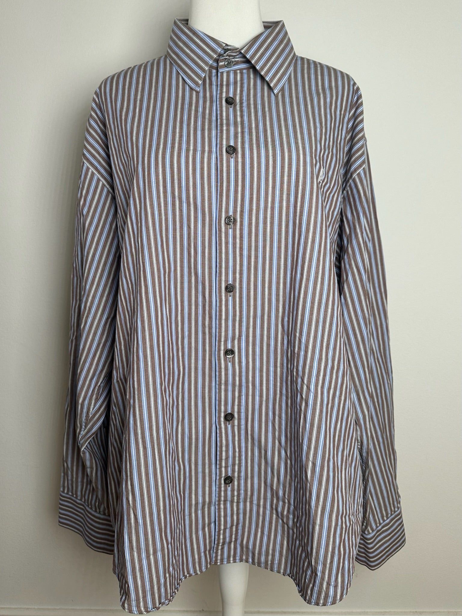Other Vintage Yves Sainr Laurent Striped Shirt Size XL / US 12-14 / IT 48-50 - 1 Thumbnail