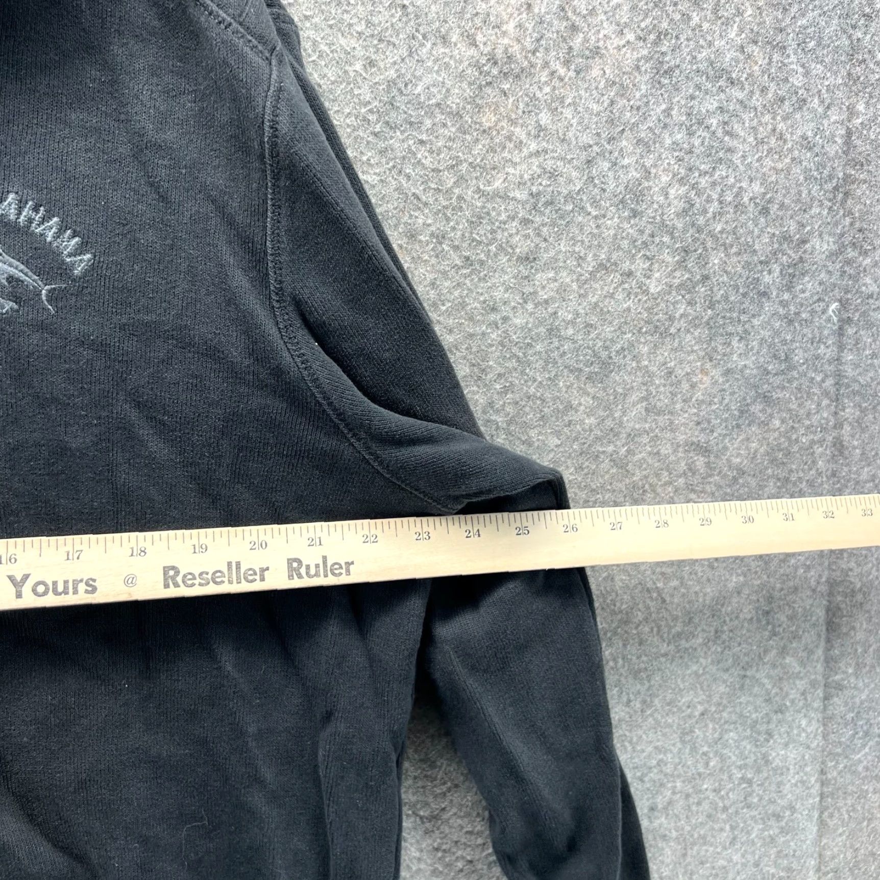 Tommy Bahama VINTAGE Tommy Bahama Sweater Mens Large Black Quarter Zip Pullover Fleece Relaxed Knit Casual Wearable Size US L / EU 52-54 / 3 - 3 Thumbnail
