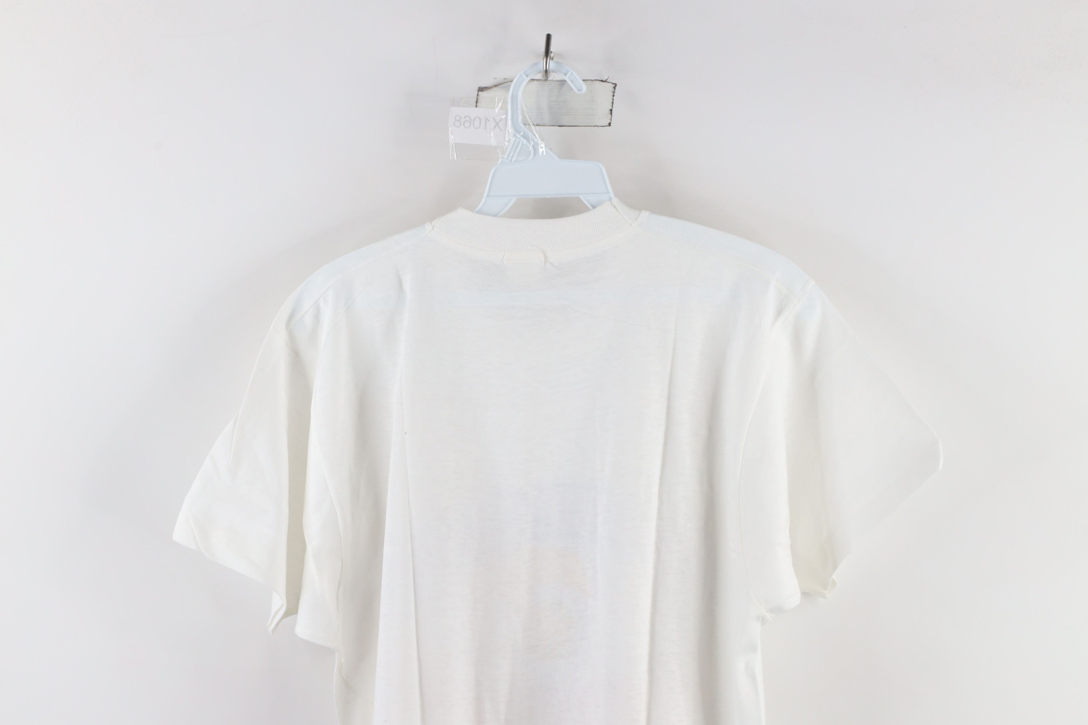 Vintage Deadstock Vintage 70s Union Made Teamster T-Shirt White USA Size US L / EU 52-54 / 3 - 11 Thumbnail