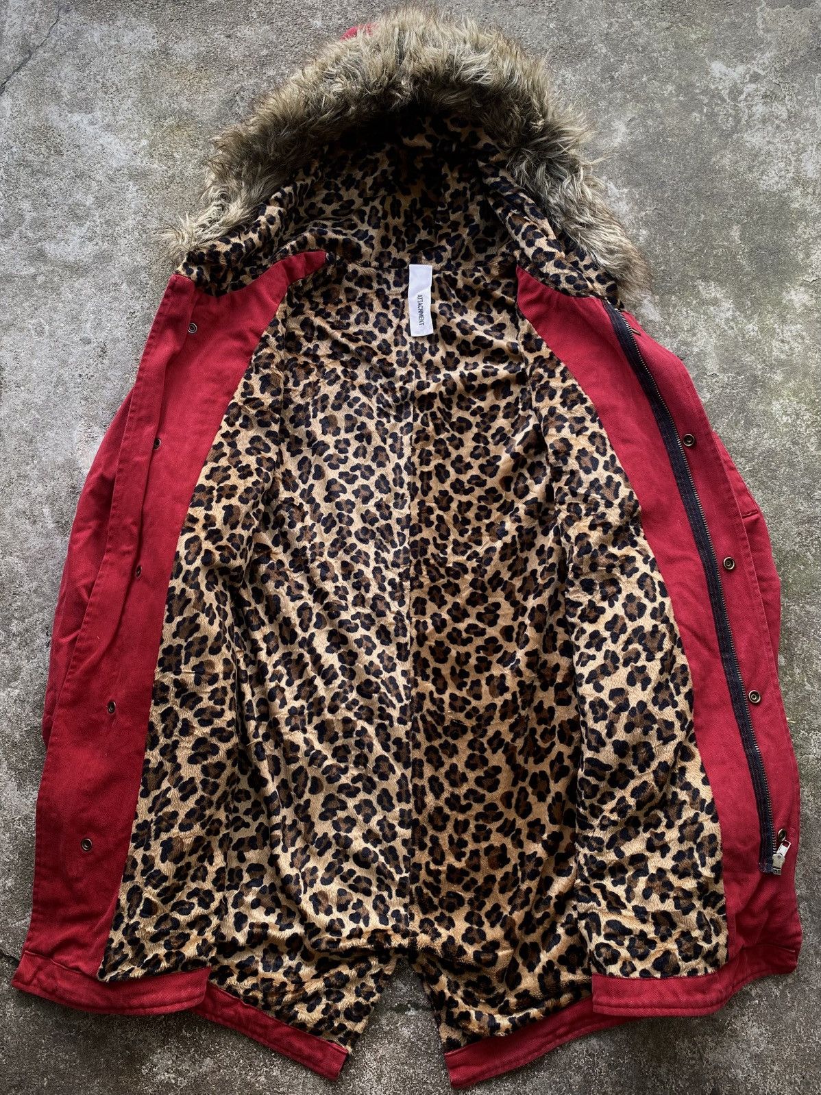 If Six Was Nine × Japanese Brand × Le Grande Bleu (L.G.B.) ATTACHMENT LEOPARD PUNK GOTHIC FUR JACKET Size US M / EU 48-50 / 2 - 4 Thumbnail