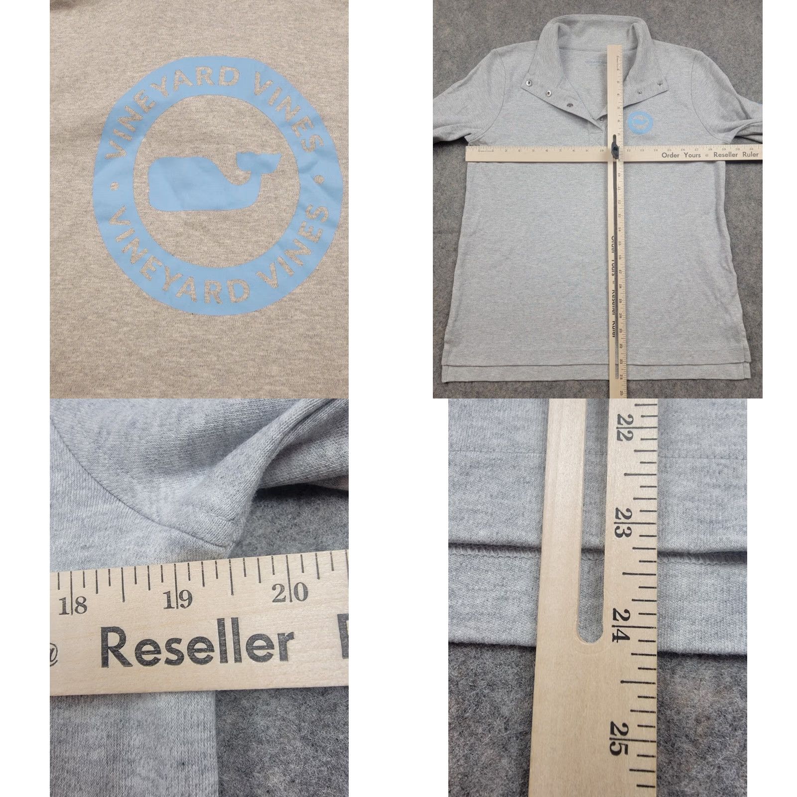 Vineyard Vines Vineyard Vines Shirt Womens Small Gray Pullover Sweatshirt Back Logo Casual Size S / US 4 / IT 40 - 8 Thumbnail