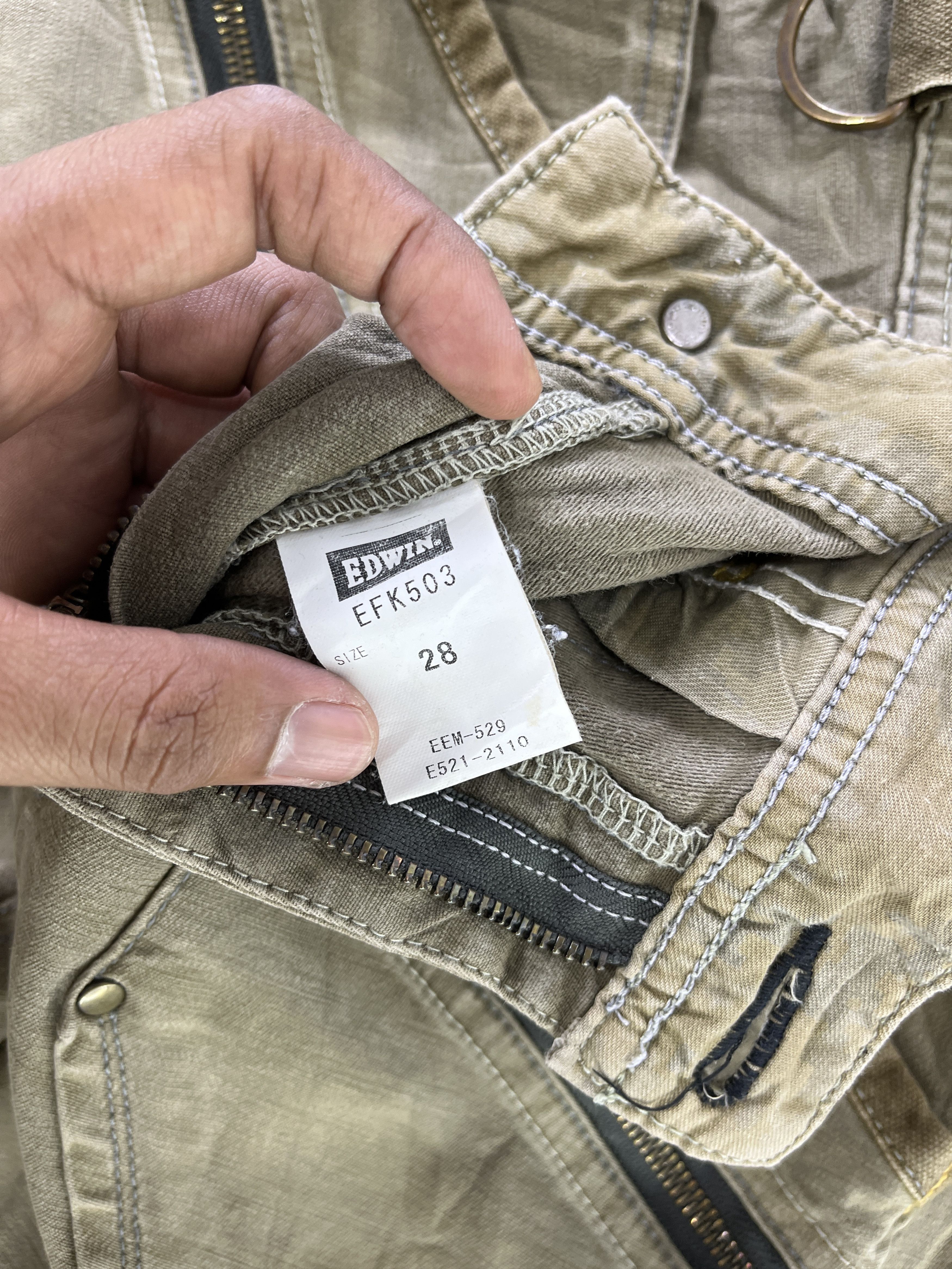 Edwin Edwin Multipocket 503 Tactical Denim - J954 Size US 30 / EU 46 - 7 Thumbnail