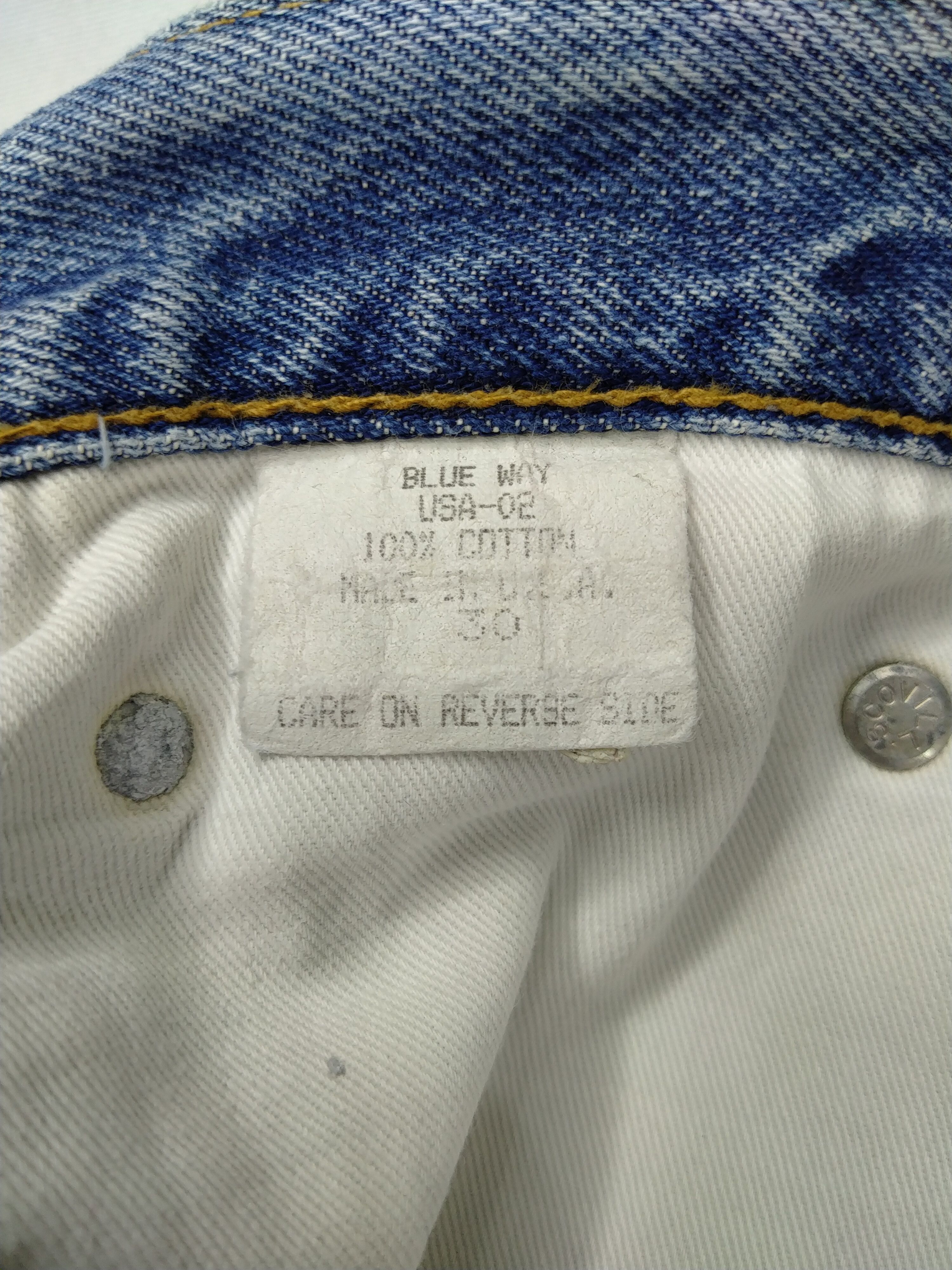 Levi's Faded Blue Vintage Levi's 502 Jeans 35x27.5 Denim -JN107 Size US 35 - 9 Thumbnail