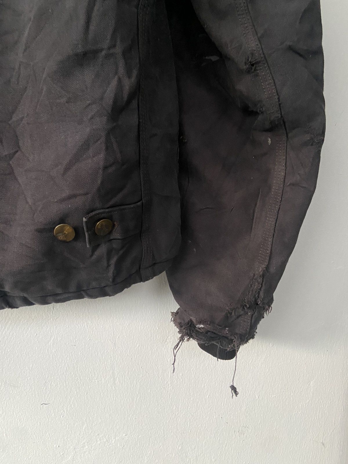 Carhartt × Vintage Carhartt detroit thrashed work jacket Size US XL / EU 56 / 4 - 5 Thumbnail