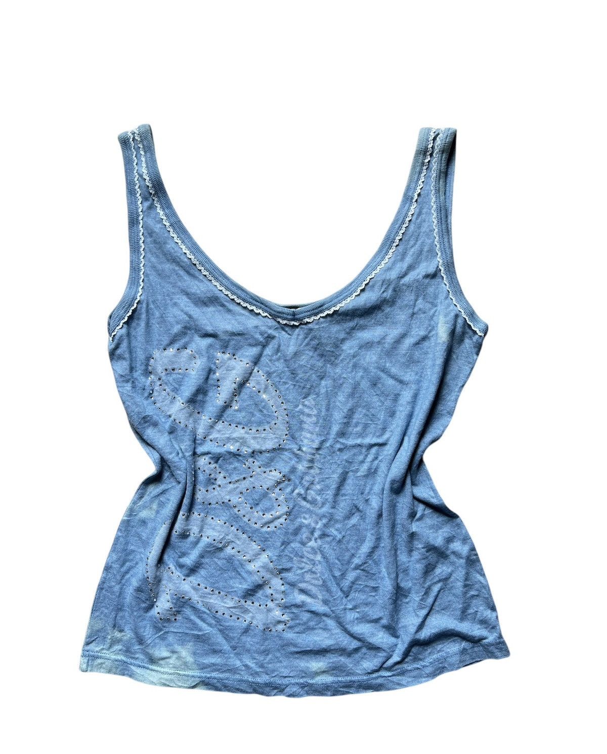 Dolce & Gabbana rhinestone y2k tank top ✨