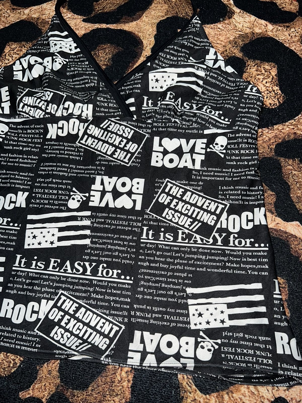Japanese Brand Love Boat halter neck top ☠️➕ Size M / US 6-8 / IT 42-44 - 7 Thumbnail