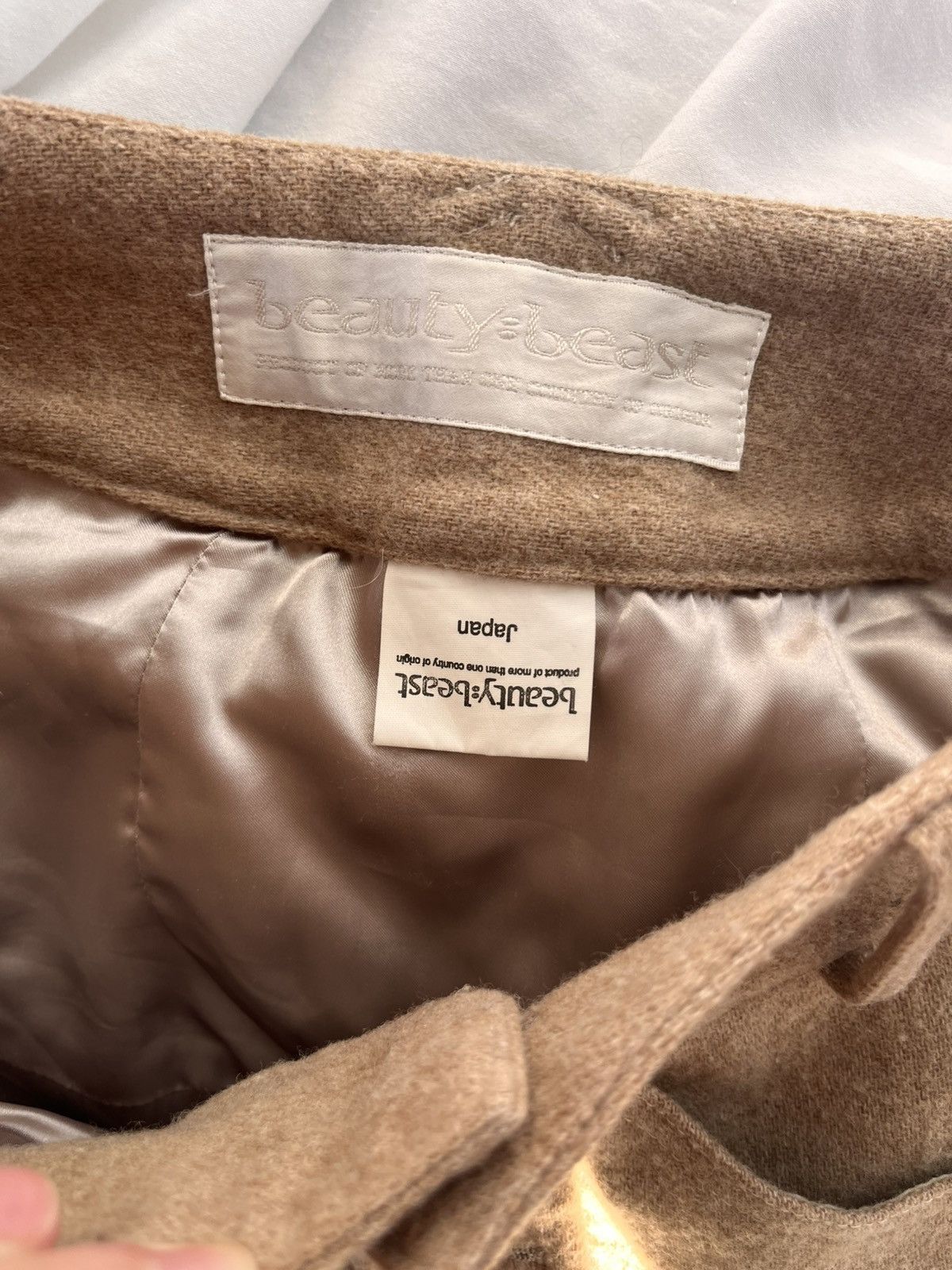 Beauty Beast Beauty:Beast cool pocket wool khaki tapered trouser Size US 29 - 3 Thumbnail