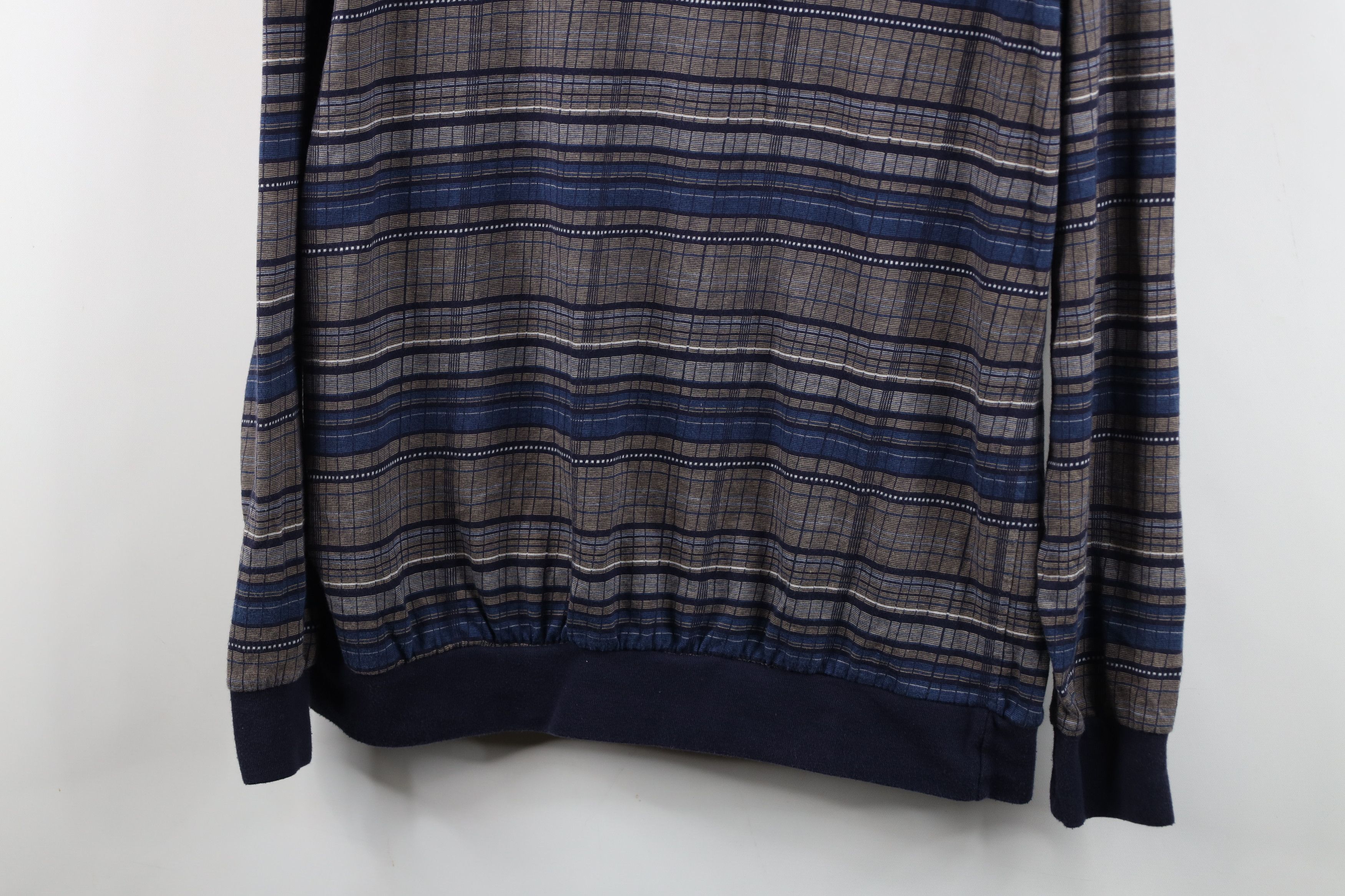 Vintage Vintage 90s Streetwear Knit Pullover Long Sleeve Polo Shirt Size US XL / EU 56 / 4 - 3 Thumbnail