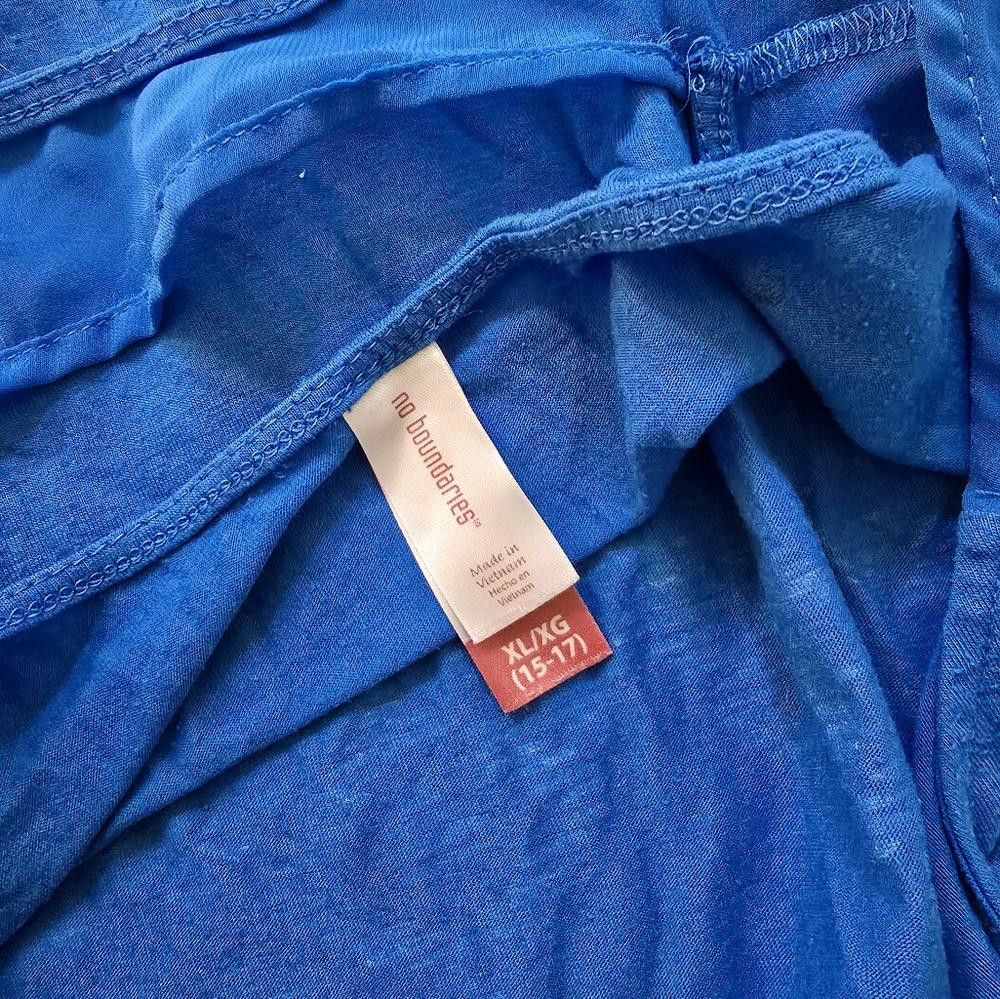 Designer Blue Vibrant Heart NB Short Sleeve Size XL / US 12-14 / IT 48-50 - 3 Thumbnail