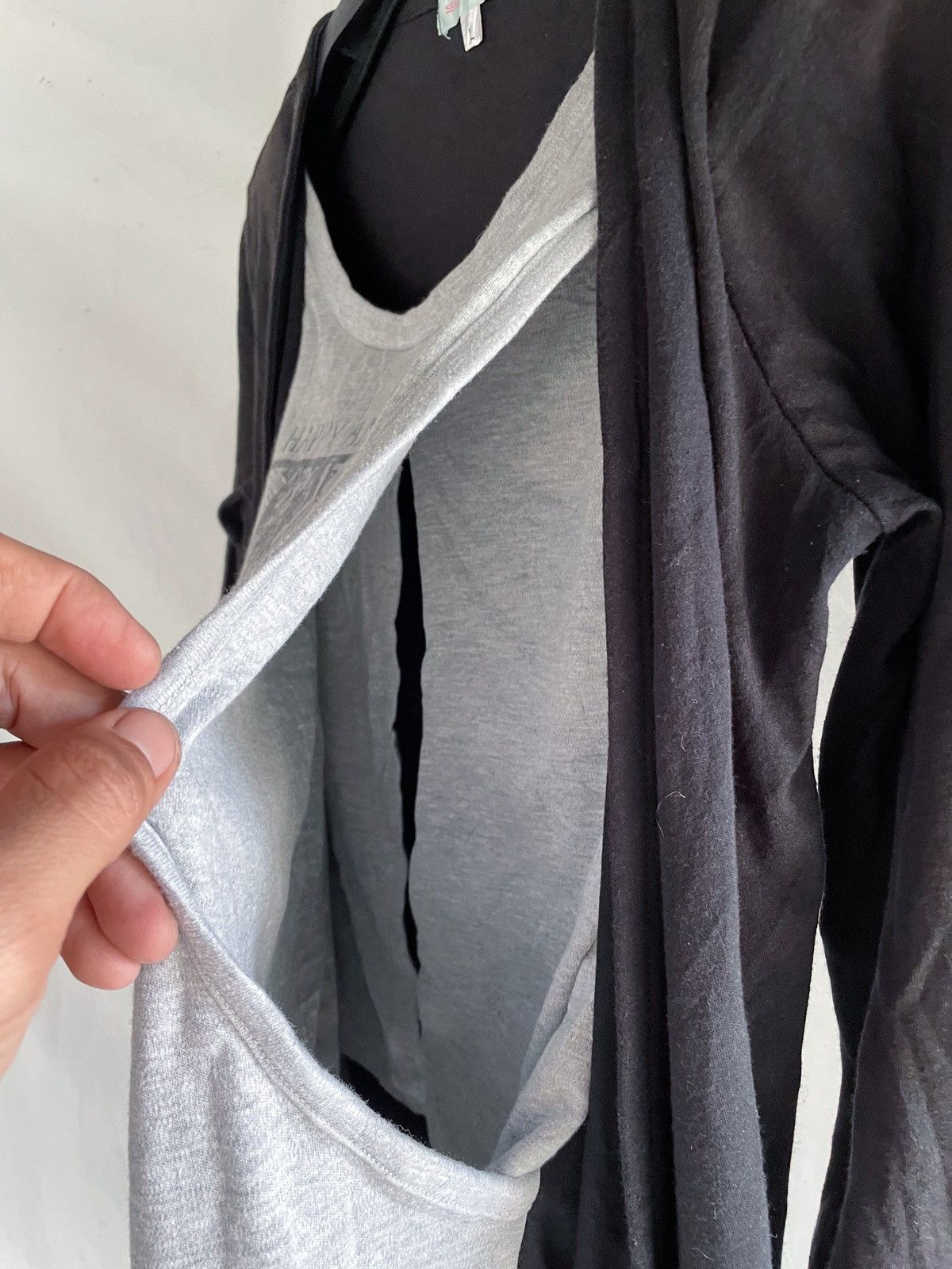Japanese Brand JAPANESE SOSPITA DOUBLE LAYER KNIT TEE Size US M / EU 48-50 / 2 - 5 Thumbnail