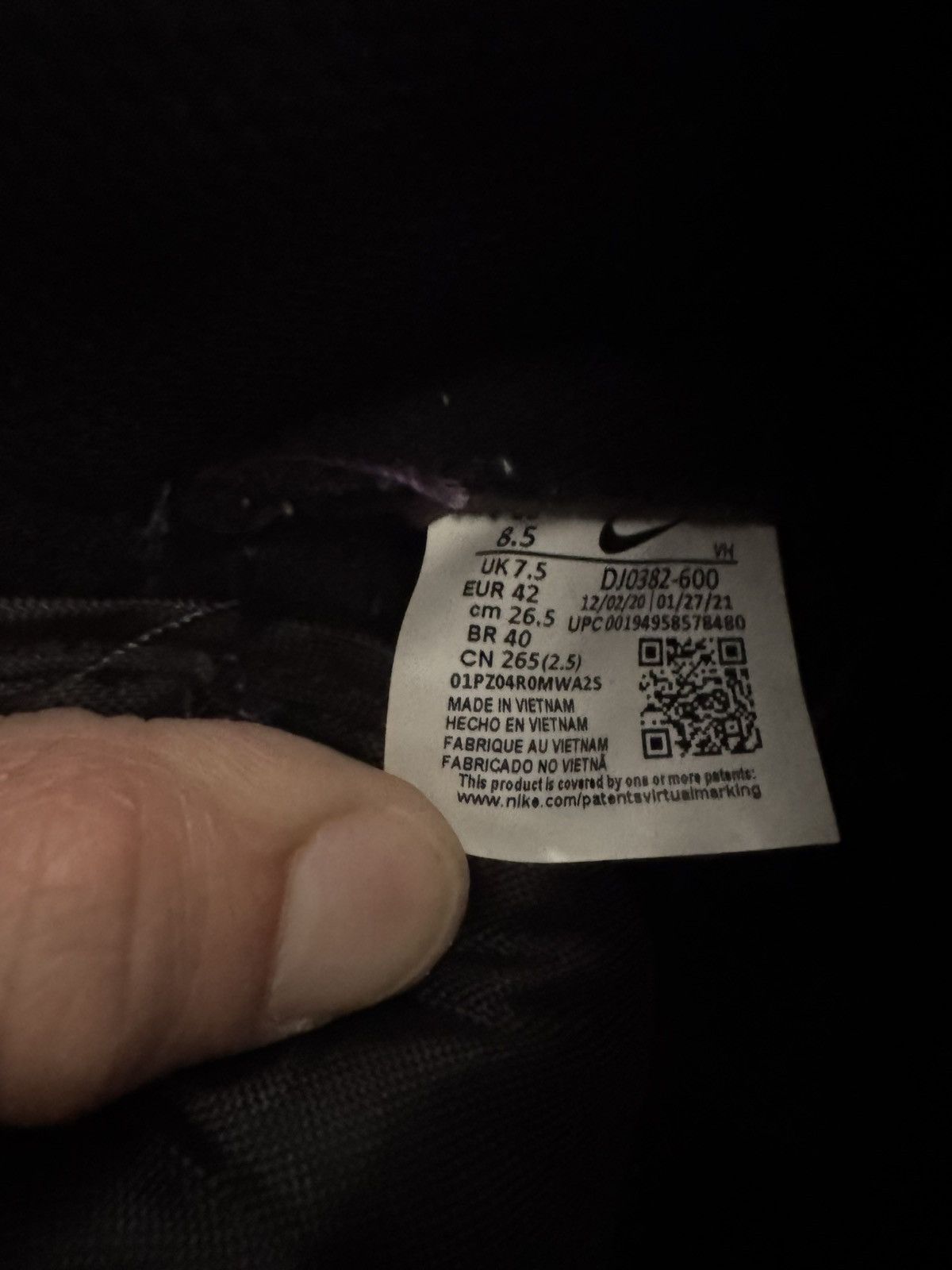 Fragment Design × Nike Nike Dunk Hi Fragment Size US 8.5 / EU 41-42 - 3 Thumbnail