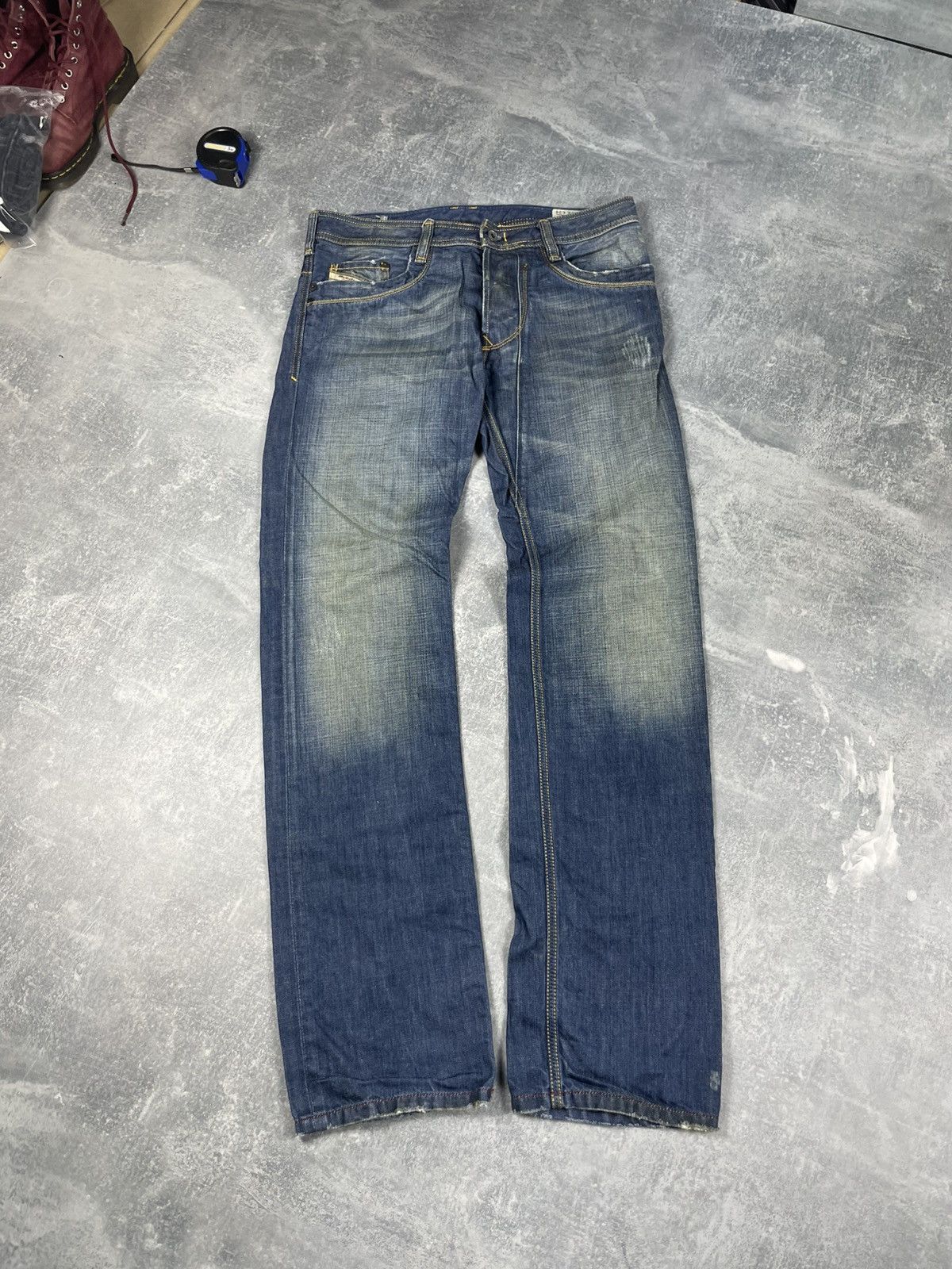Diesel Streetwear crazy denim jeans Diesel Timmen washed Size US 33 - 2 Thumbnail