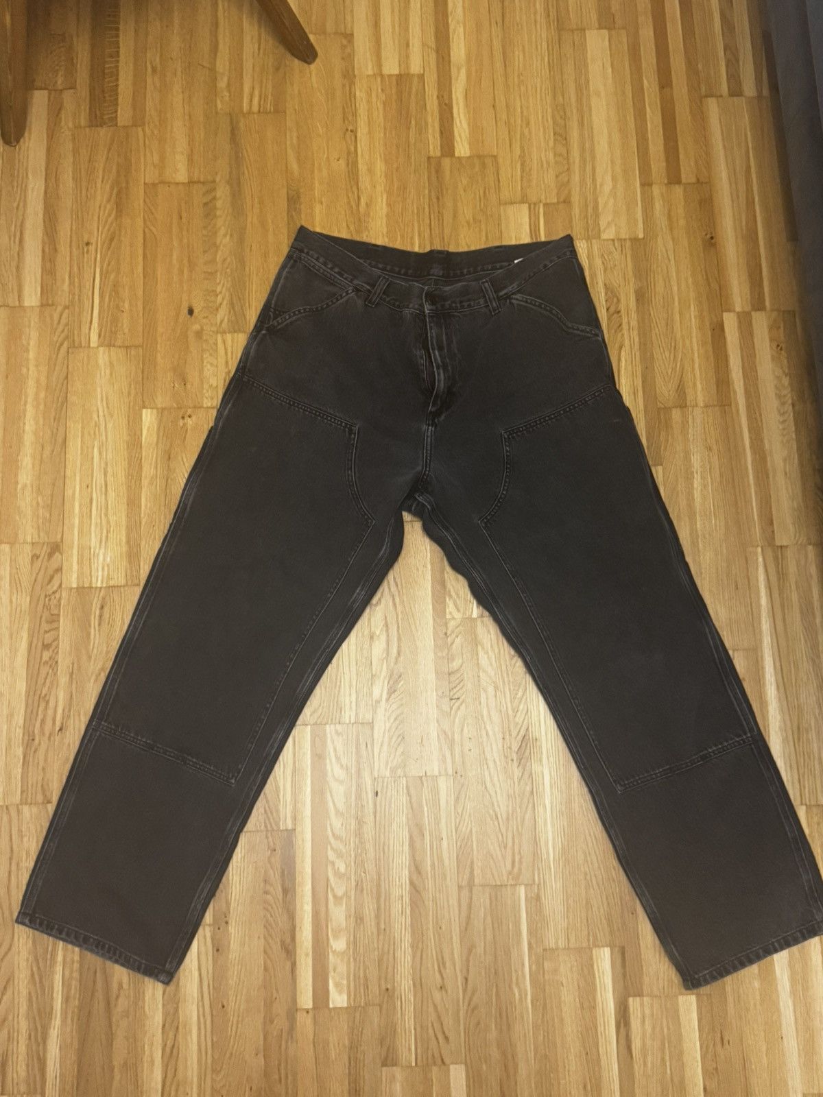 Carhartt Double knee black pants Size US 33 - 1 Thumbnail