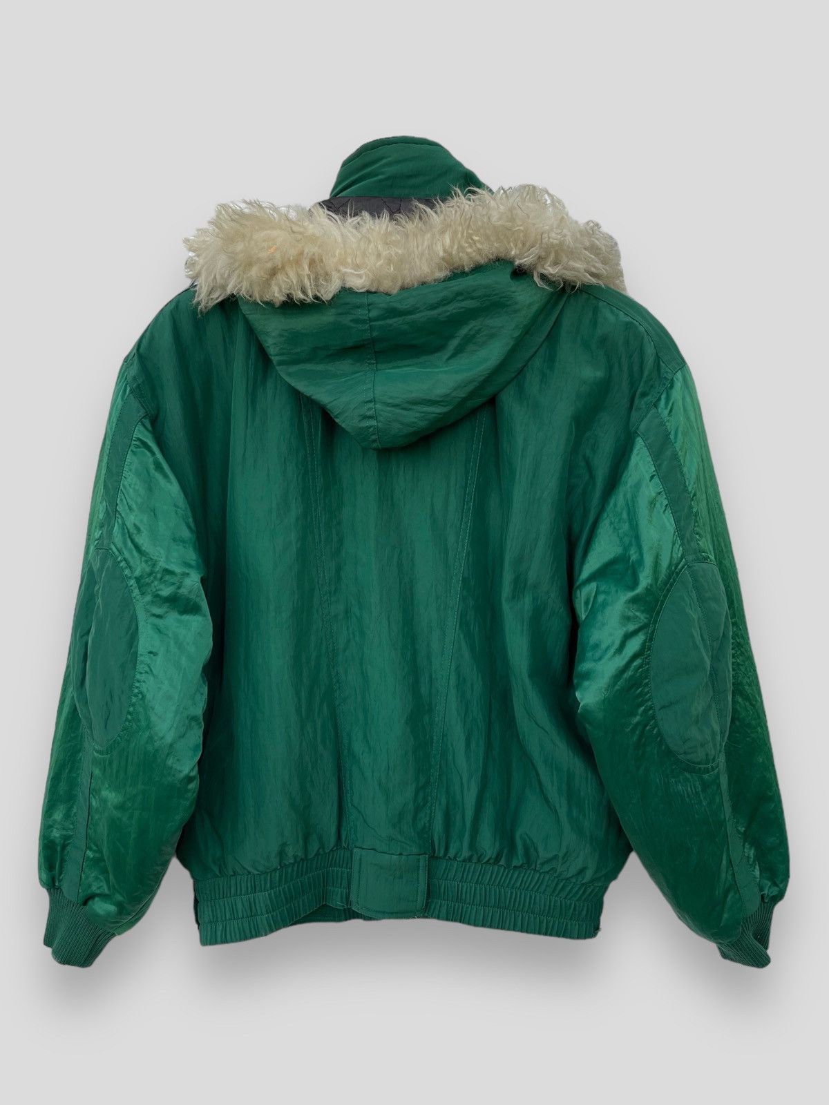 Yamaha 🔥Vintage Yamaha Fur Hoodie Bomber Jacket Size US L / EU 52-54 / 3 - 6 Thumbnail