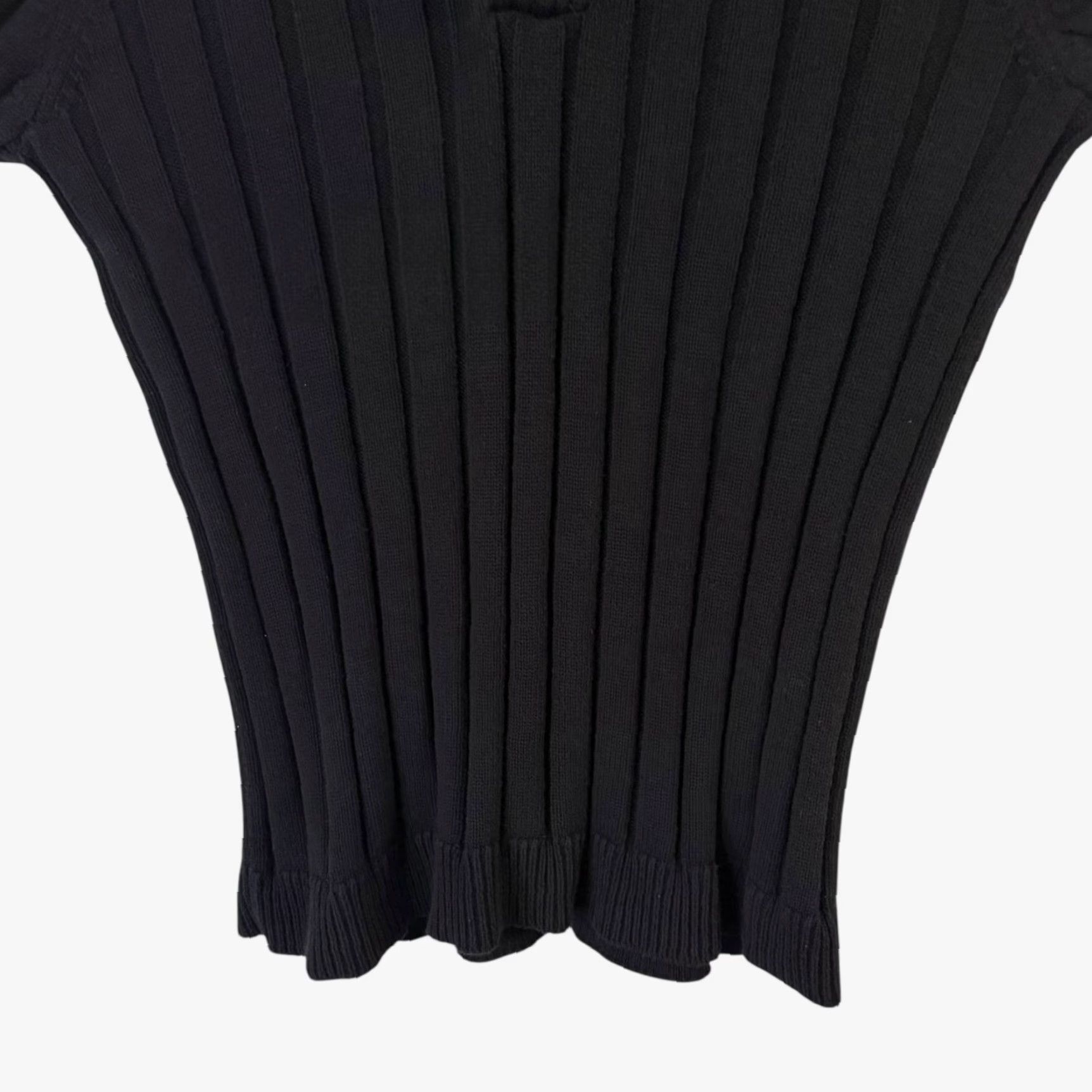 Vintage VINTAGE INC International Concepts Henley Sweater Women's Medium Black Knit Long Sleeve Casual Winter Size M / US 6-8 / IT 42-44 - 6 Thumbnail