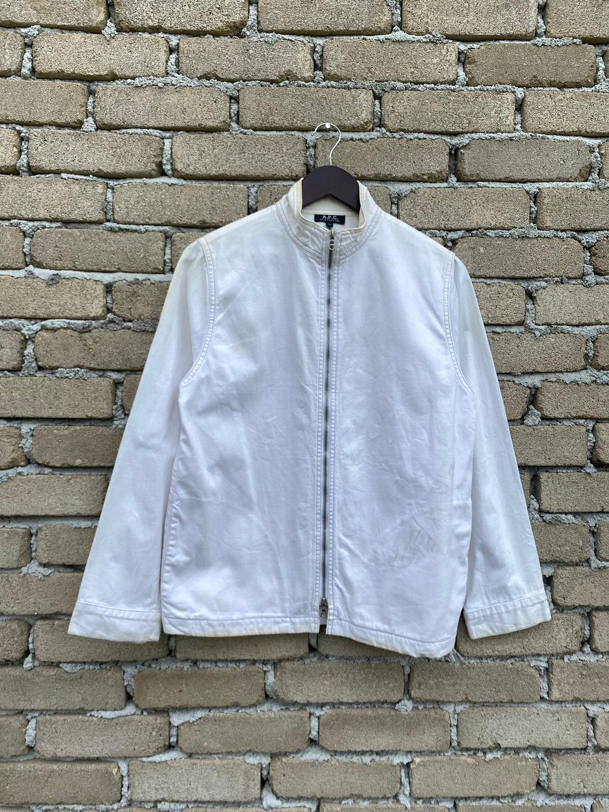 A.P.C. A.P.C Cotton Zipper Jacket Size US M / EU 48-50 / 2 - 2 Thumbnail