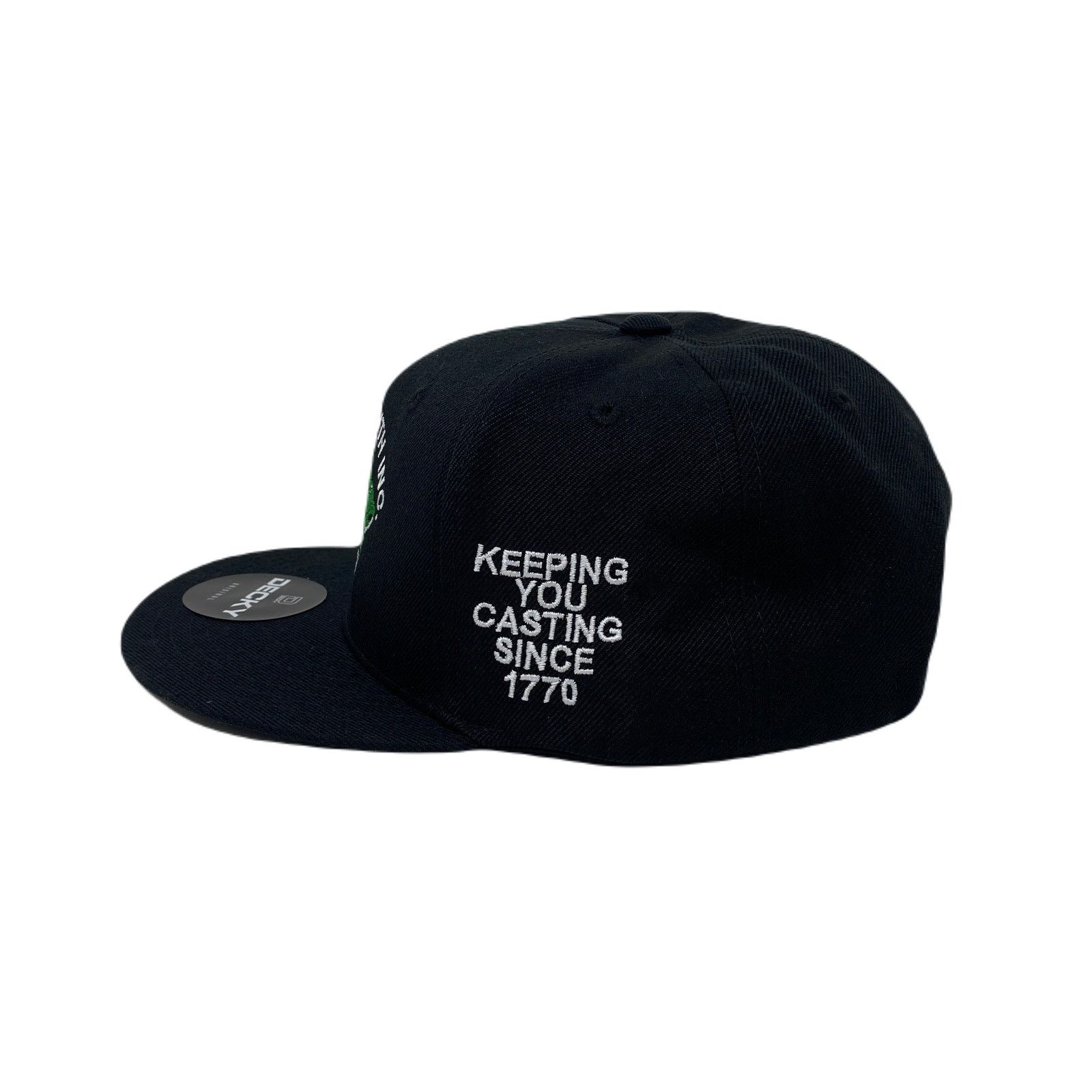 Other Largemouth Bass Lunker Toad Hog Snapback Hat All Black Size ONE SIZE - 6 Thumbnail