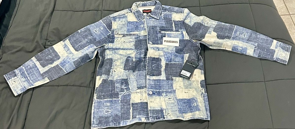 Pleasures PLEASURES Boro Work Jacket – Indigo Size US M / EU 48-50 / 2 - 2 Thumbnail