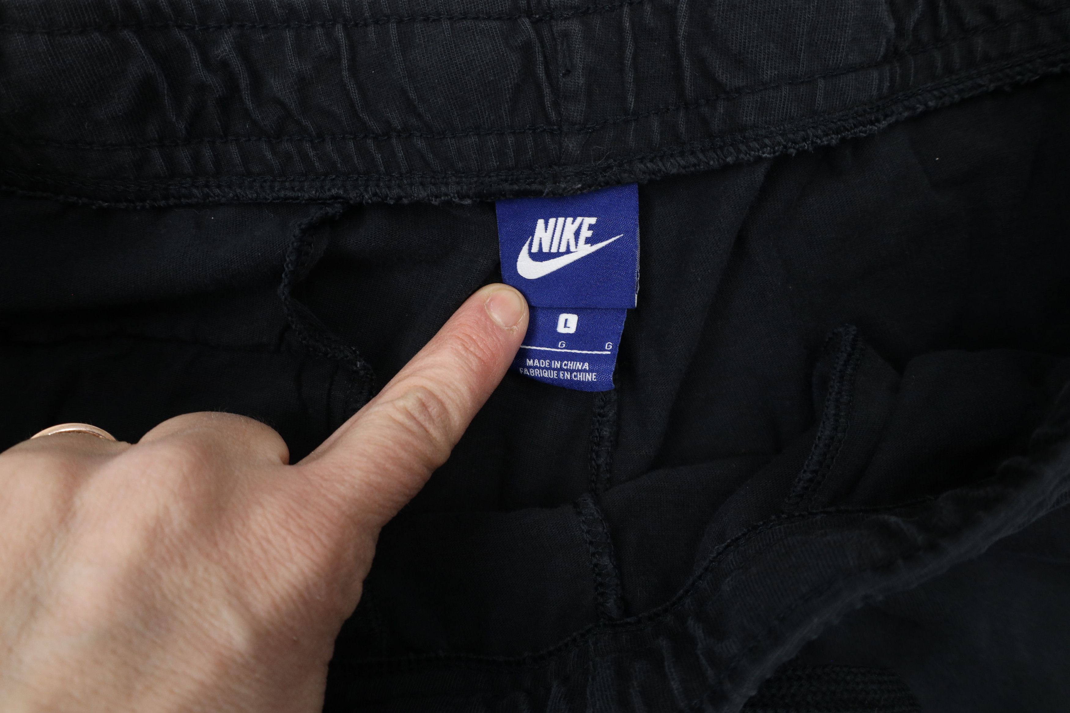 Nike × Vintage Vintage Y2K Nike Travis Scott Mini Swoosh Cotton Sweatpants Size US 36 / EU 52 - 9 Thumbnail