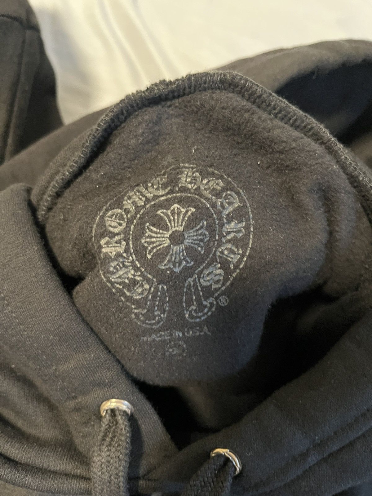 Chrome Hearts Chrome Hearts Friends and Family Blue Horseshoe Logo Hoodie Size US XXL / EU 58 / 5 - 3 Thumbnail