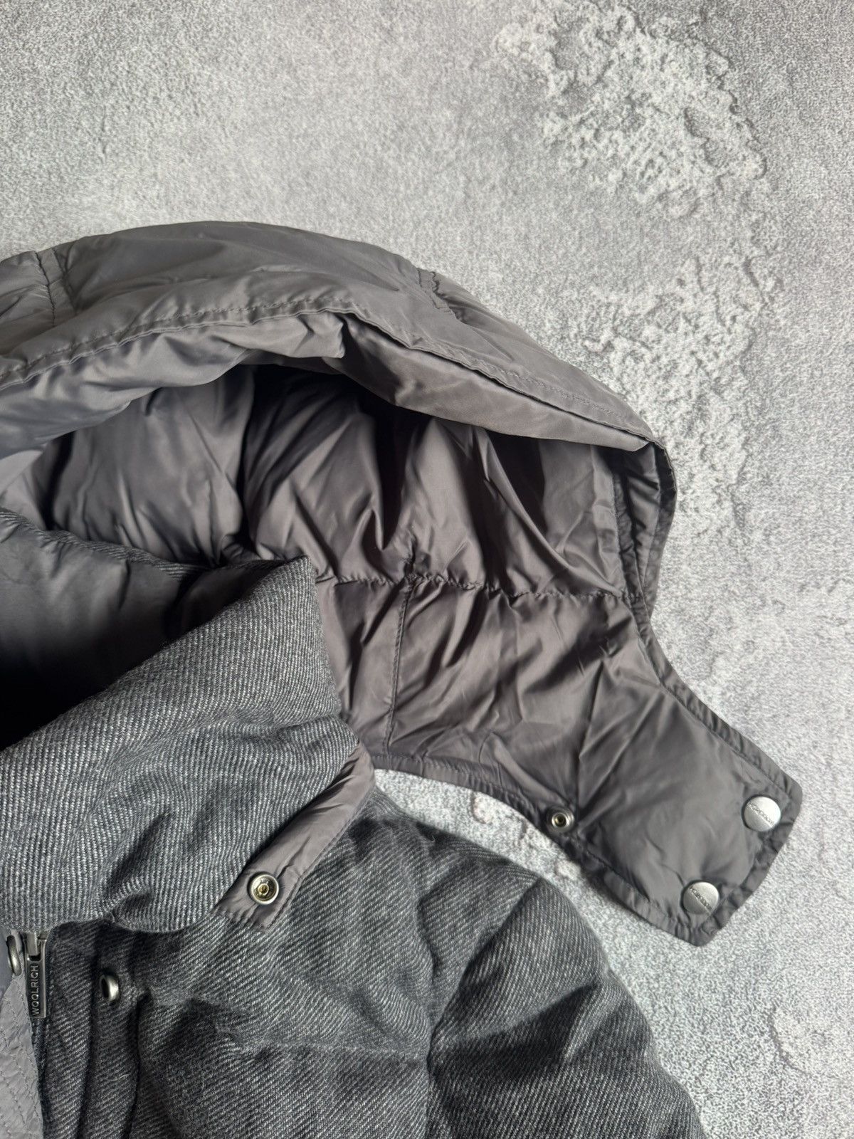 Woolrich Woolen Mills Woolrich S down jacket zip parka coat fur faux hooded Size S / US 4 / IT 40 - 22 Thumbnail