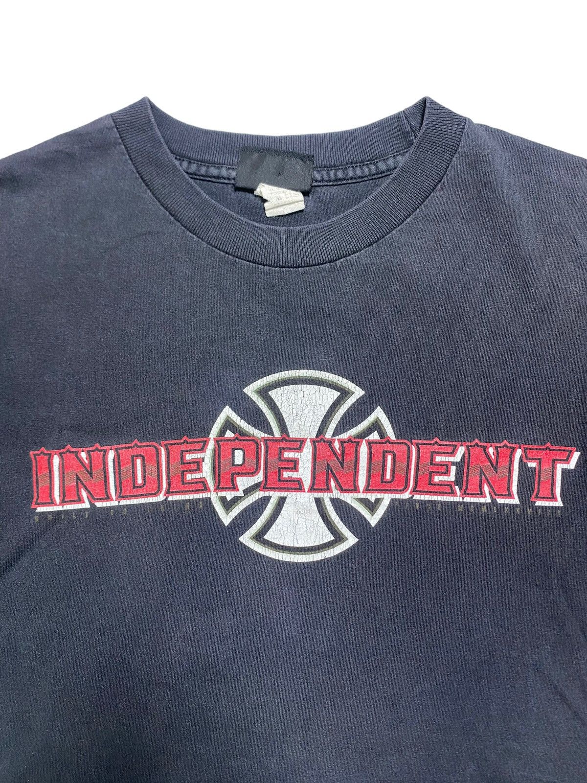 Other VINTAGE INDEPENDENT NHS TAG SPELLOUT LOGO TEE Size US L / EU 52-54 / 3 - 7 Thumbnail