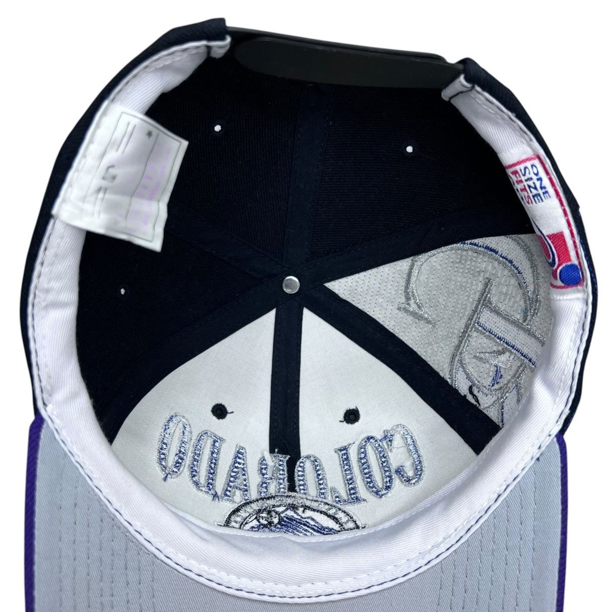 Sports Specialties 1990s MLB Colorado Rockies Sports Specialties Laser Snapback Size ONE SIZE - 10 Thumbnail