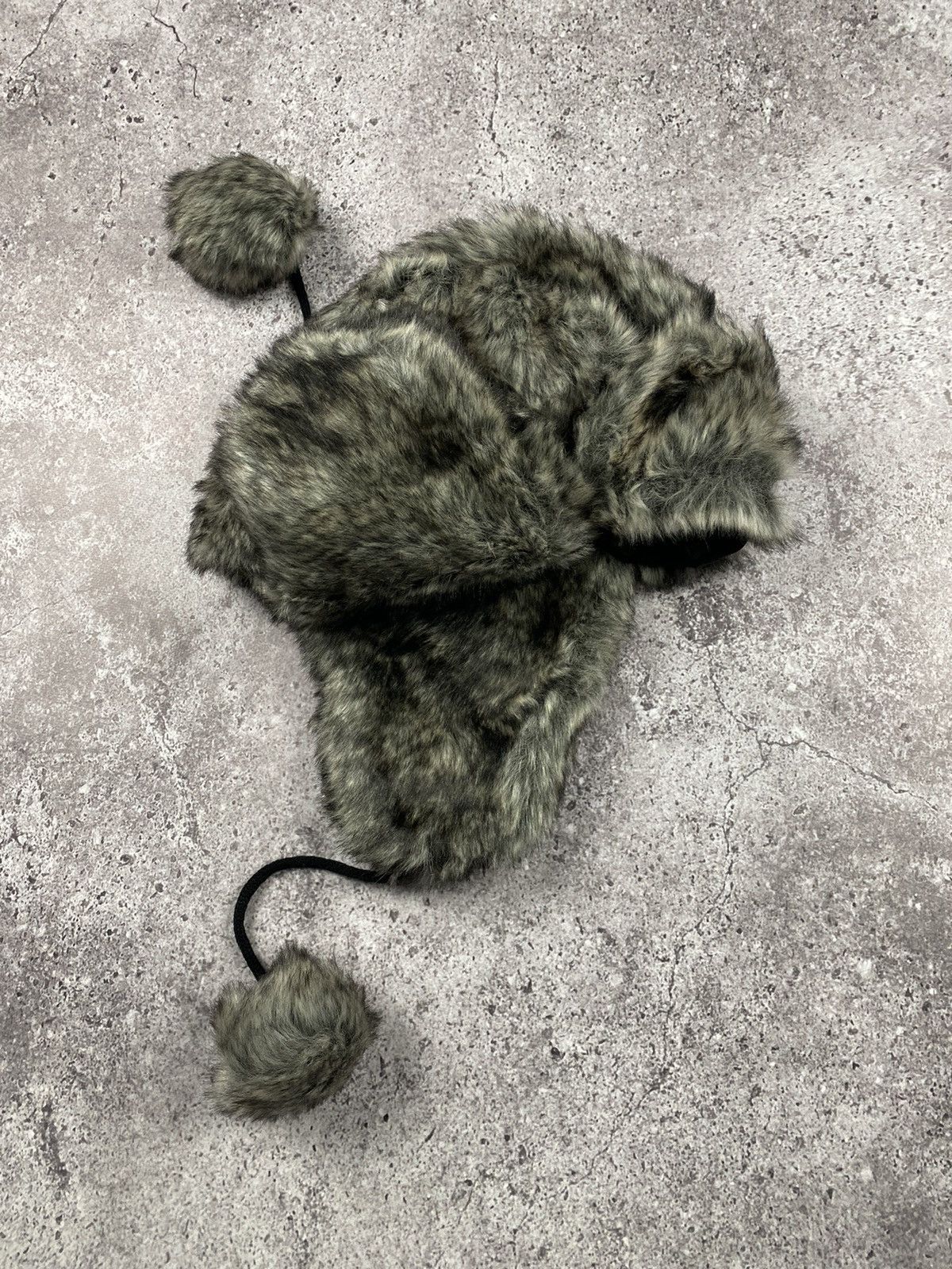 Japanese Brand × Vintage Y2K Faux Fur Ushanka Vintage Fuzzy Warm Trapper Hat Size ONE SIZE - 3 Thumbnail