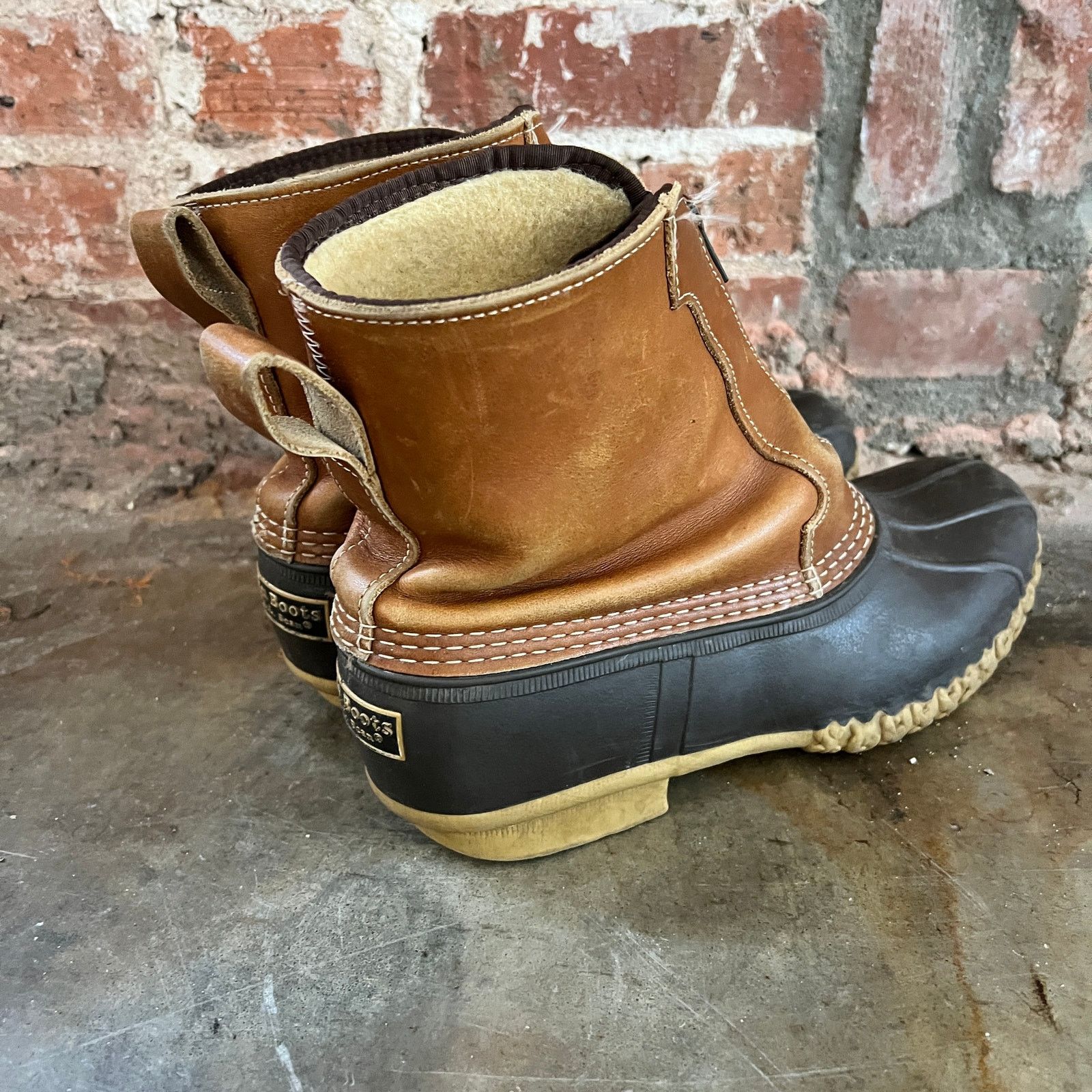 L.L. Bean VTG L.L. BEAN Made in Maine USA Men's Zip Muck Duck Boots 9 Size US 9 / EU 42 - 5 Thumbnail