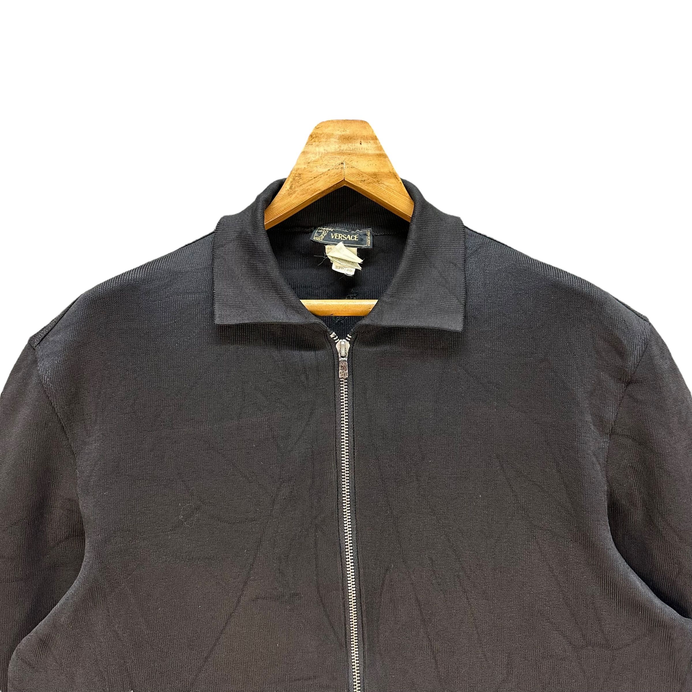 Versace Vintage VERSACE Collared Casual Sweater Jacket #73-1439 Size US L / EU 52-54 / 3 - 2 Thumbnail