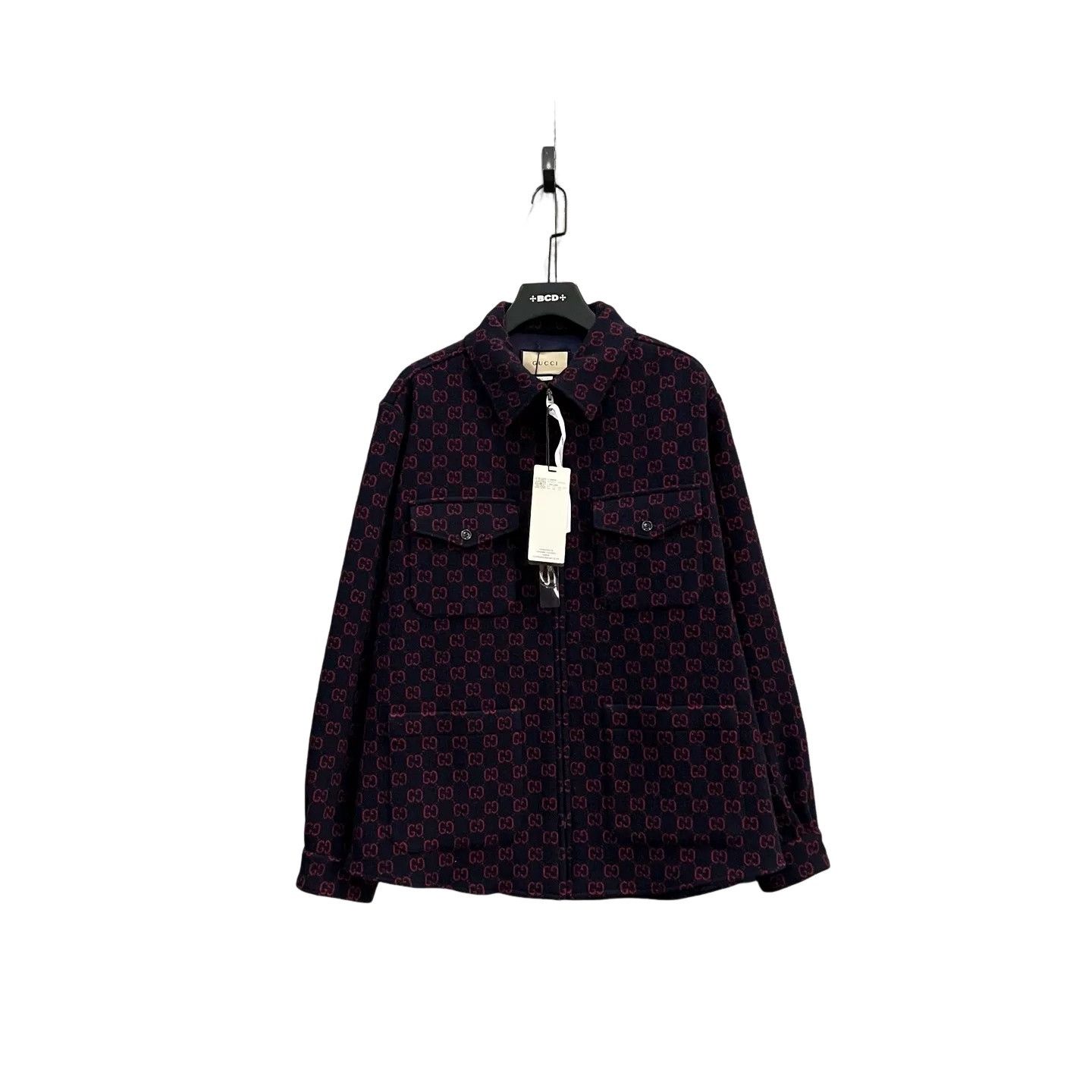Gucci Gucci GG Monogram Wool Zip Jacket 48 Size US M / EU 48-50 / 2 - 1 Thumbnail