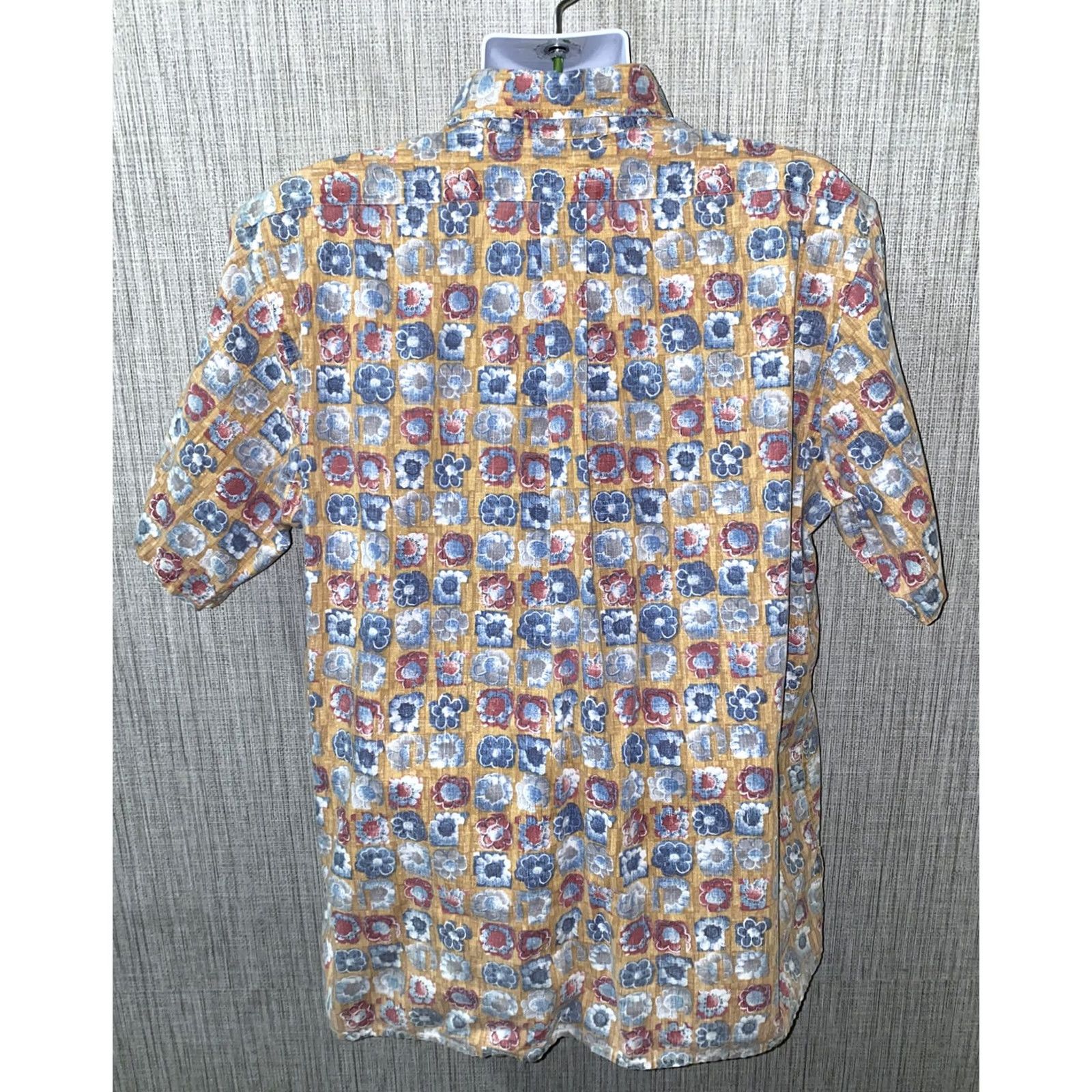 Reyn Spooner Reyn Spooner Mens Multi Color Flower Print Aloha Hawaiian Shirt Large Collar-Down Button-Up Short Sleeve Casual Regular Size US L / EU 52-54 / 3 - 5 Thumbnail