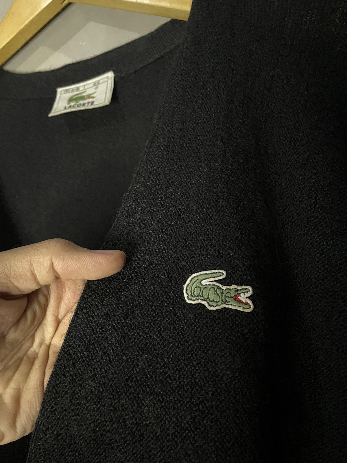 Lacoste Lacoste X vintage Y2k Cardigan Wool Size M / US 6-8 / IT 42-44 - 7 Thumbnail