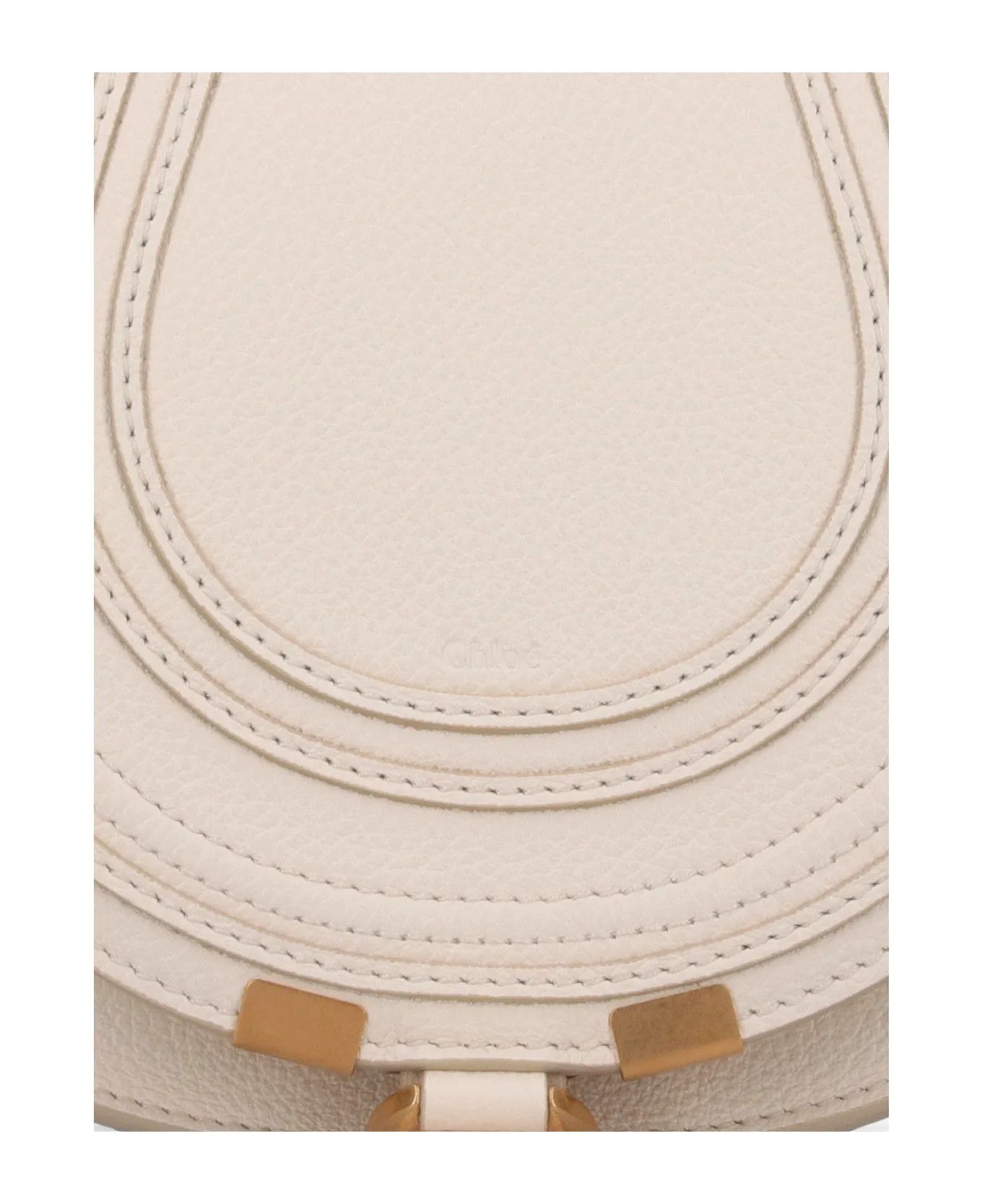 Chloe o1loc1c10425 Size: OS / Marcie Small Saddle Bag Misty Ivory Size ONE SIZE - 4 Thumbnail