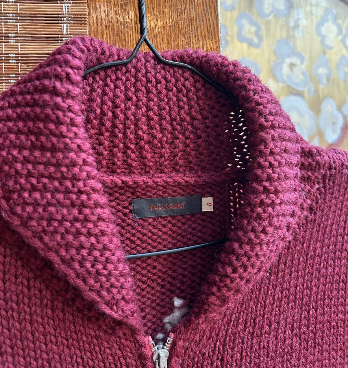 Full Count & Co. × Japanese Brand × Vintage Full Count Dragon Intarsia Knit Wool Zip Cowichan Cardigan Size US S / EU 44-46 / 1 - 7 Thumbnail