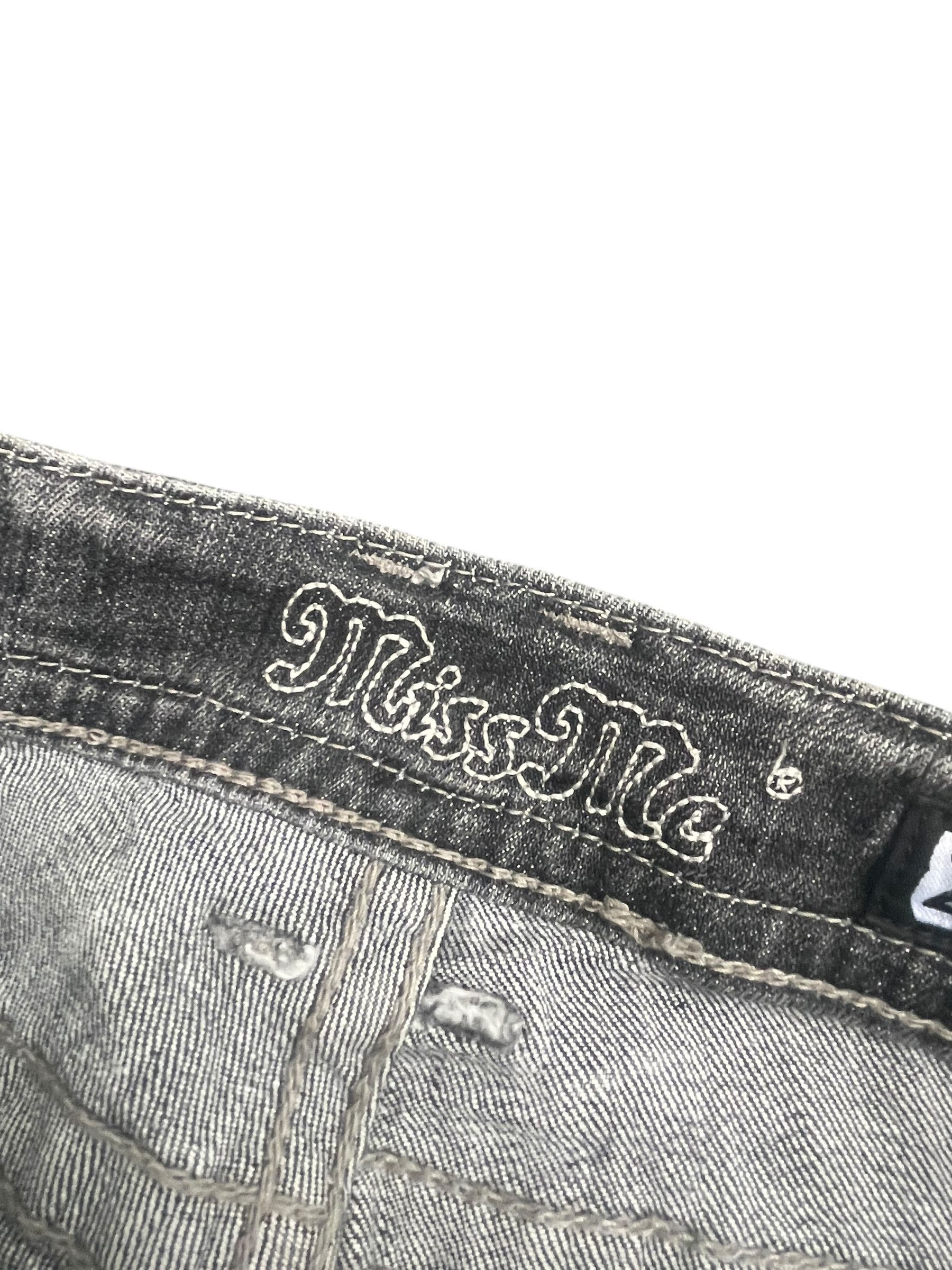 If Six Was Nine Miss Me Skiny Distresed Denim Size 30" / US 8 / IT 44 - 3 Thumbnail