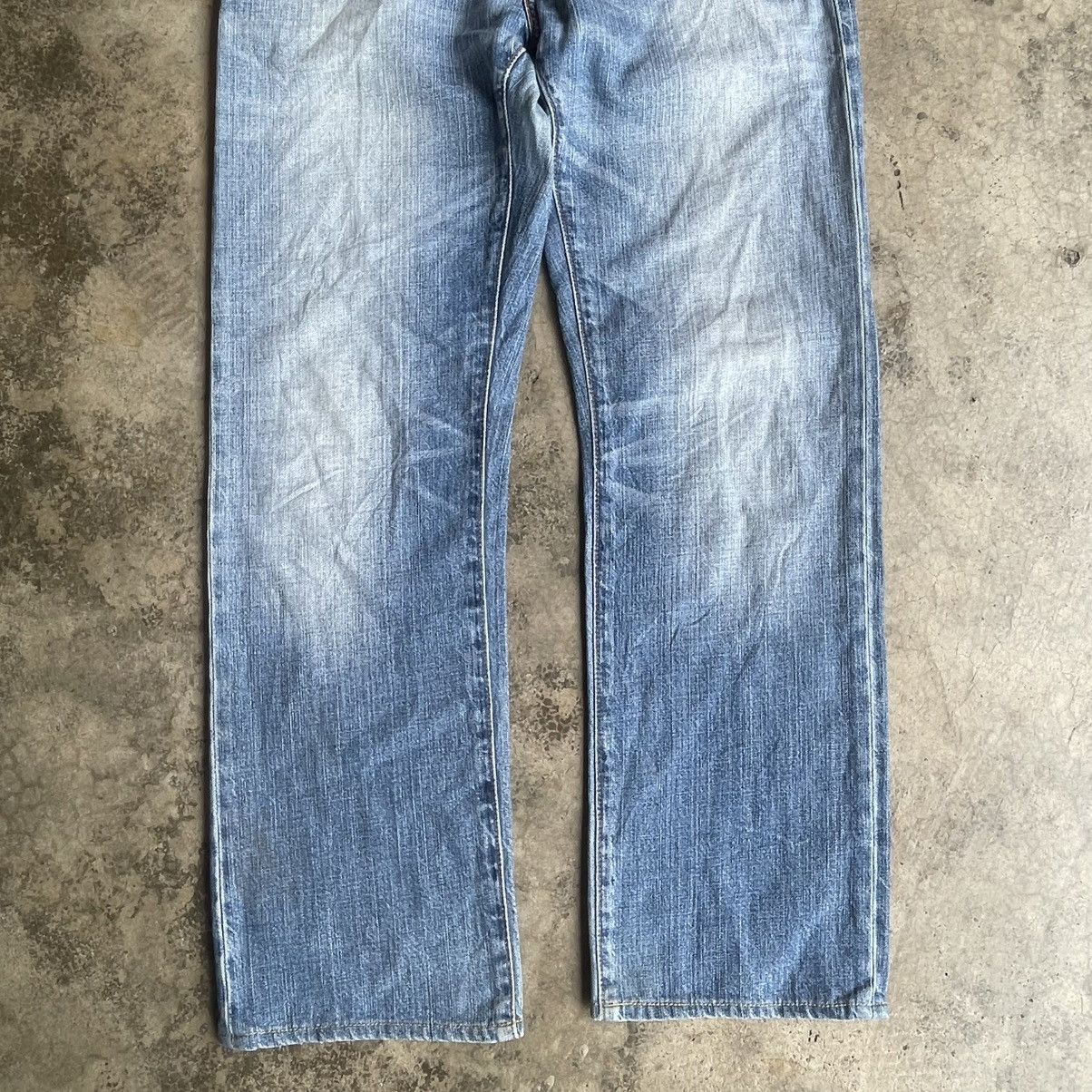 Levi's Vintage Clothing 🔥Vintage Levis 502 Stoned Washed Ripped Distress Denim Jeans Size US 34 / EU 50 - 3 Thumbnail