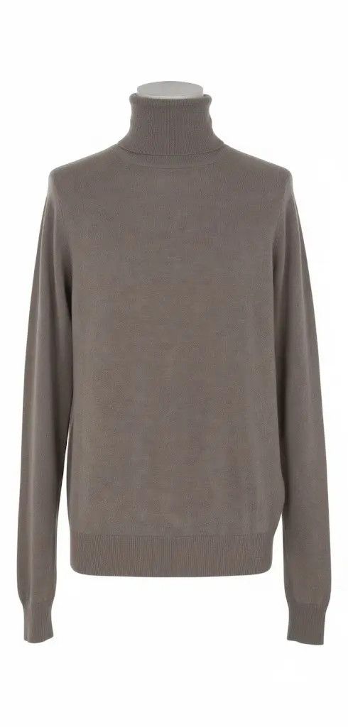 Saint Laurent Paris oc11z0126 804564 Neck Sweater in Grey Size US XXL / EU 58 / 5 - 1 Thumbnail