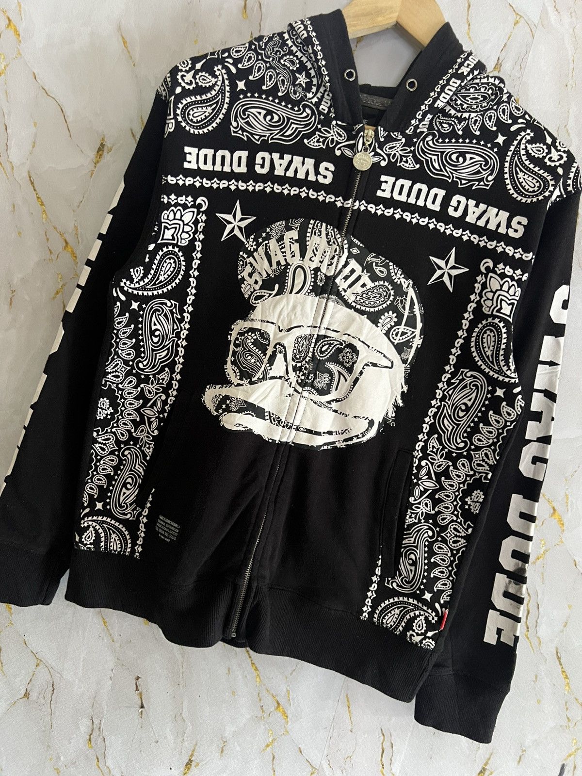 Japanese Brand 🔥 Swag Dude Sweater – Full Print Graphic Madness Size US M / EU 48-50 / 2 - 7 Thumbnail