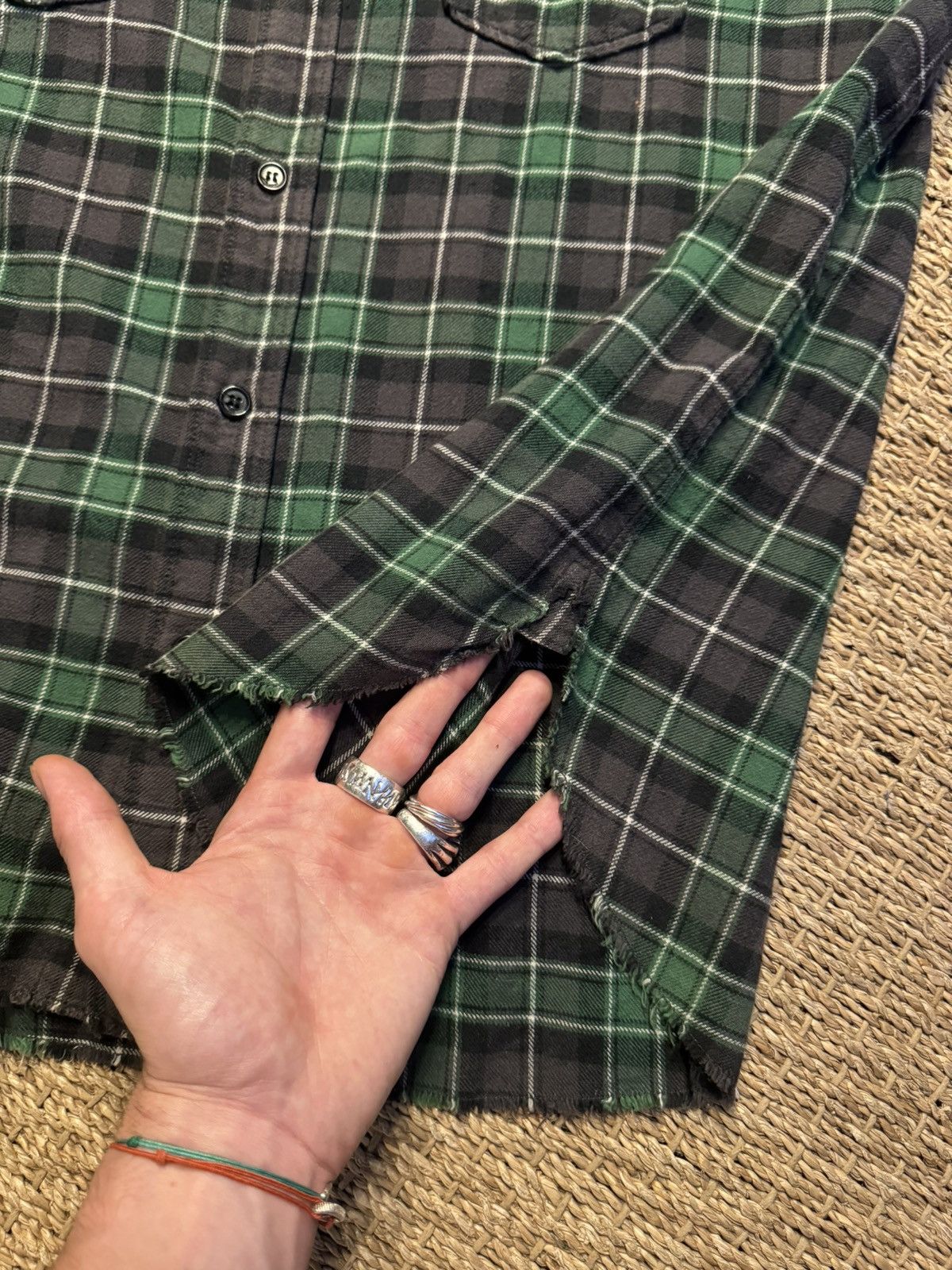 Anthony Vaccarello × Saint Laurent Paris Flannel Saint Laurent Paris Size US M / EU 48-50 / 2 - 3 Thumbnail