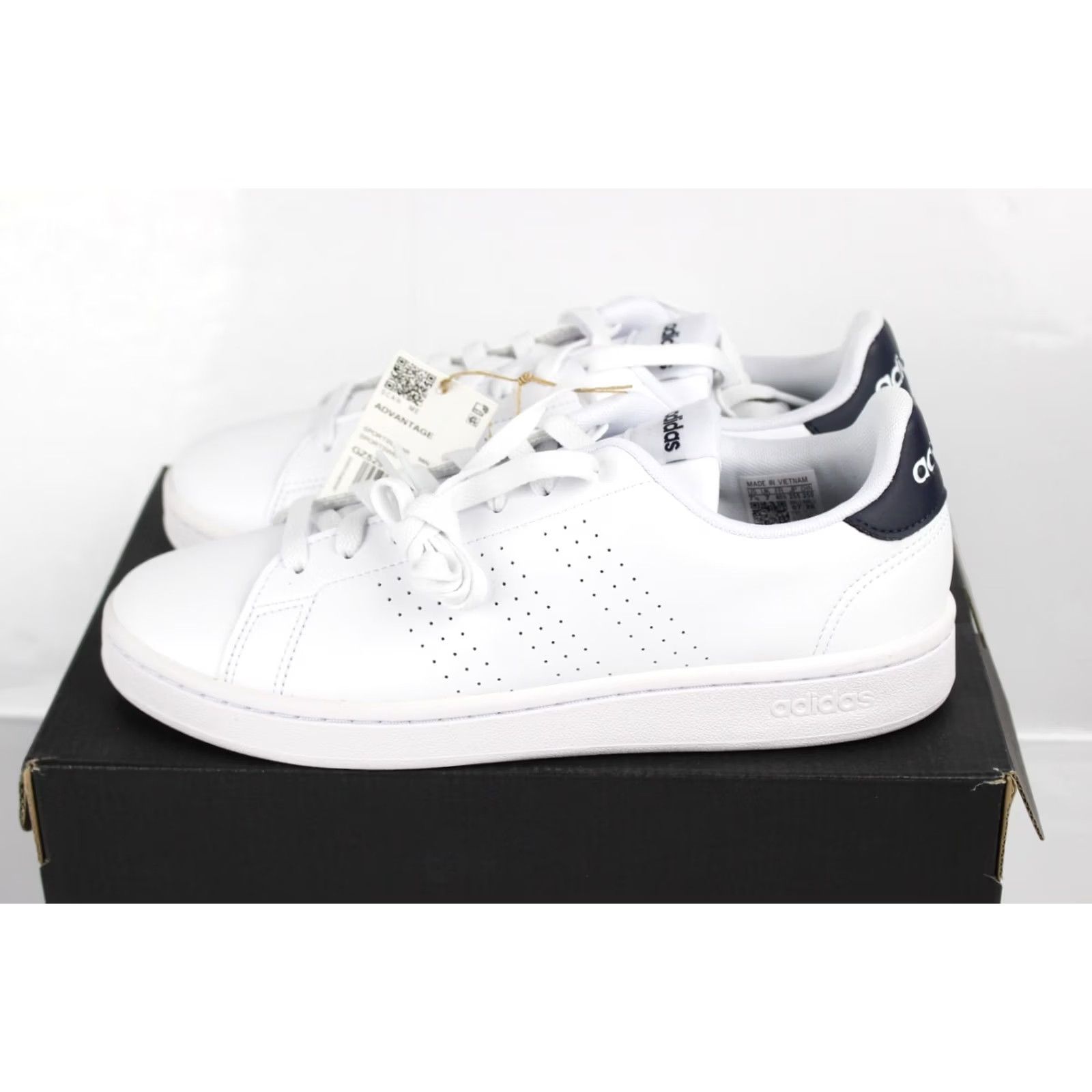 Adidas Adidas Men's Advantage Sneakers Size 7.5 White GZ5299 Size US 8 / EU 41 - 2 Thumbnail