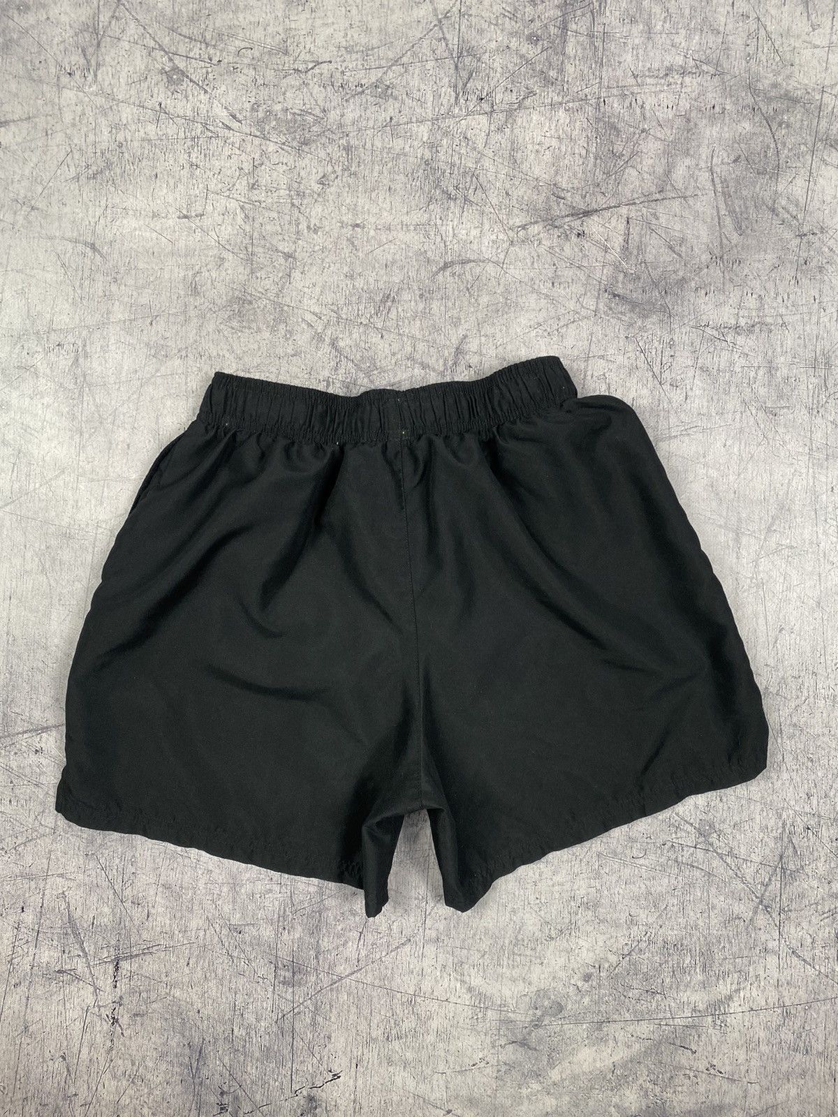 Nike × Vintage Vintage Nike Drill Y2K Black Shorts Size US 31 - 6 Thumbnail