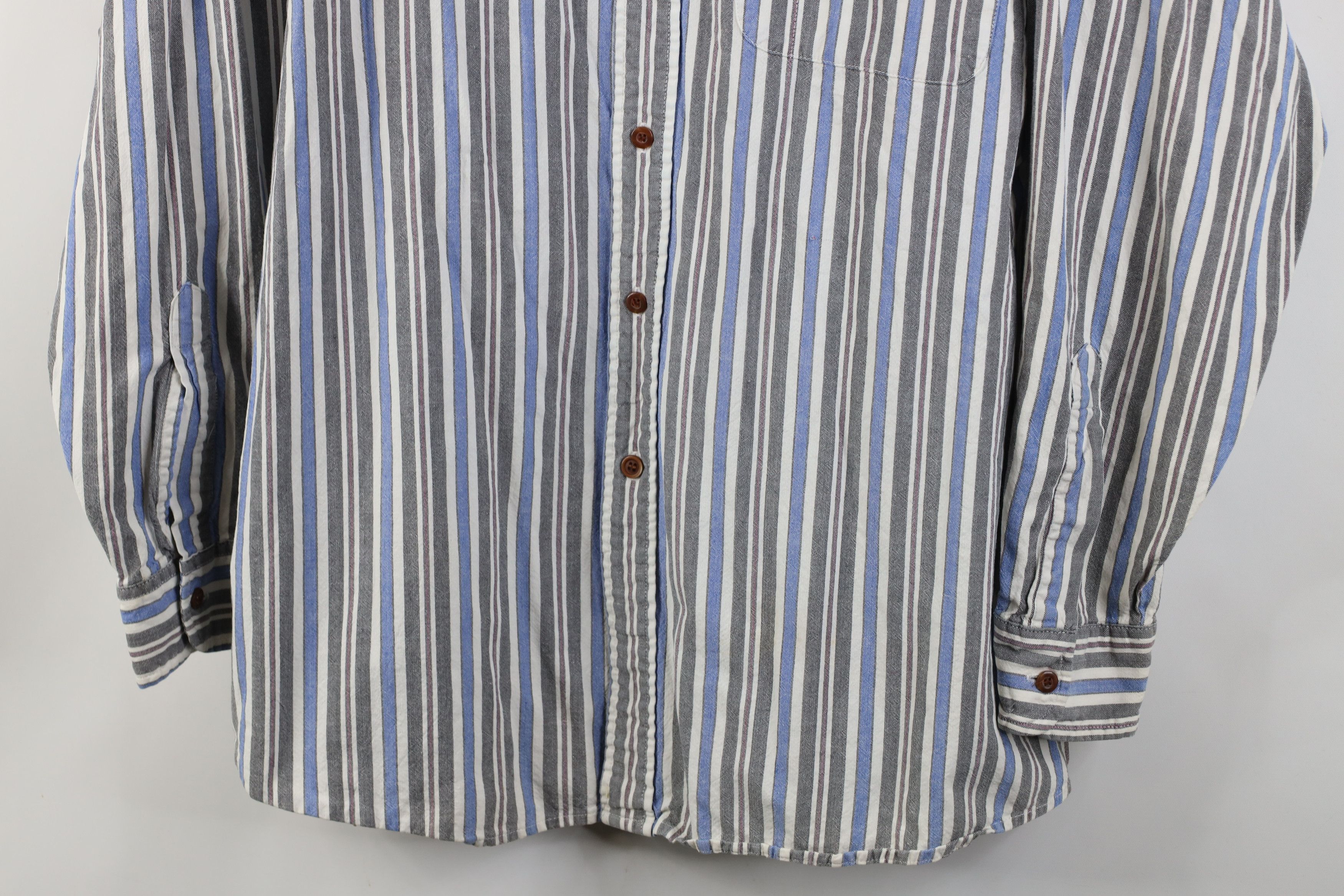Vintage Vintage 90s Streetwear Block Collared Button Down Shirt Size US XL / EU 56 / 4 - 3 Thumbnail